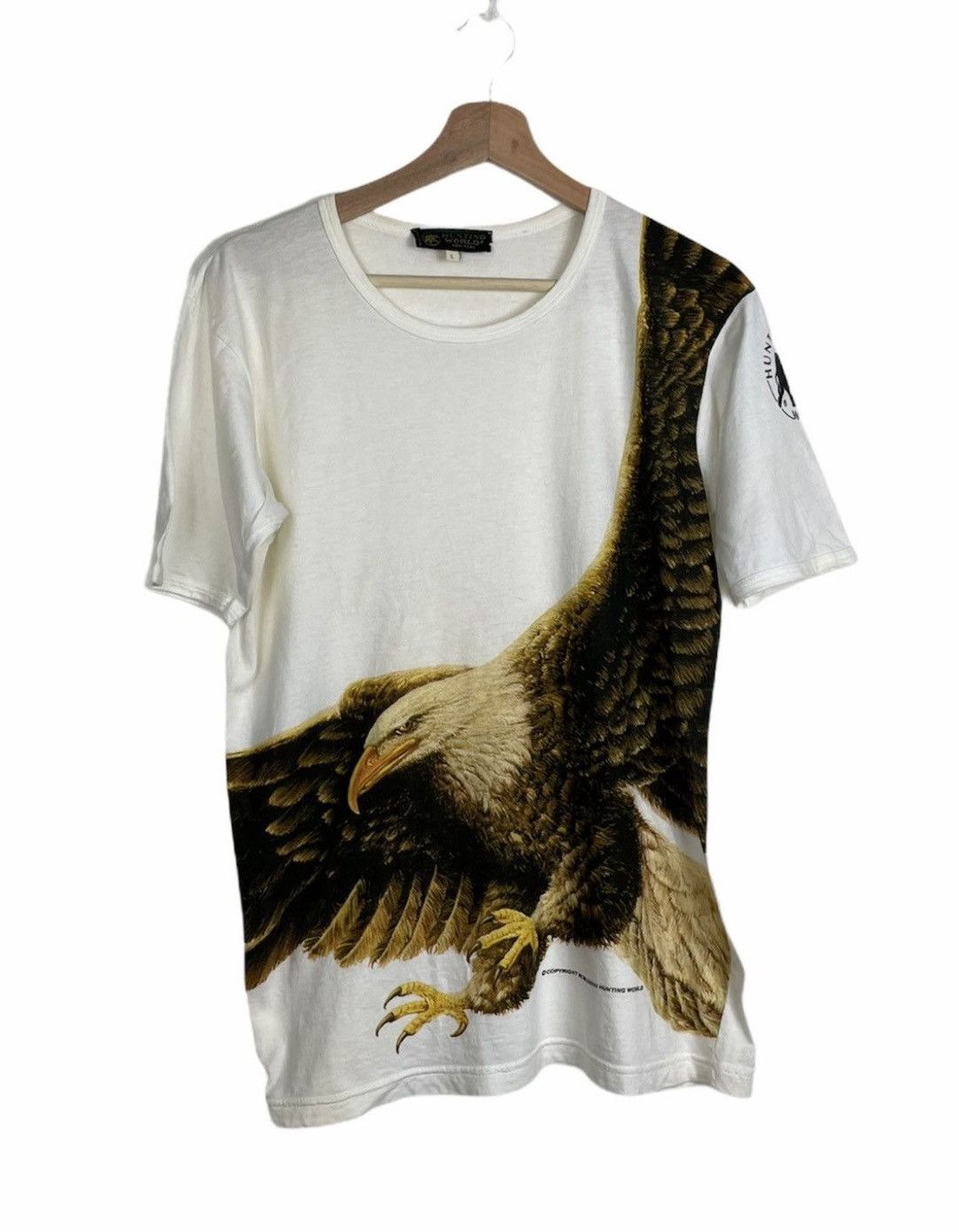 Designer Hunting World 1987 Bald Eagle Tee | Made in Italy Size US L / EU 52-54 / 3 - 1 Thumbnail