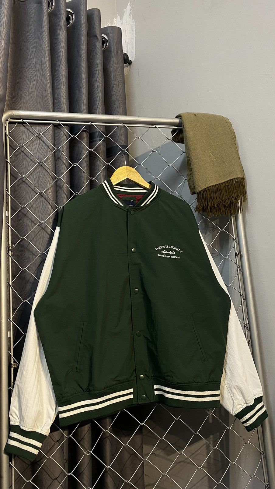 Japanese Brand × Vintage BACK NUMBER JAPAN OUTERWEAR SUKAJAN VARSITY LARGE Size US L / EU 52-54 / 3 - 1 Thumbnail