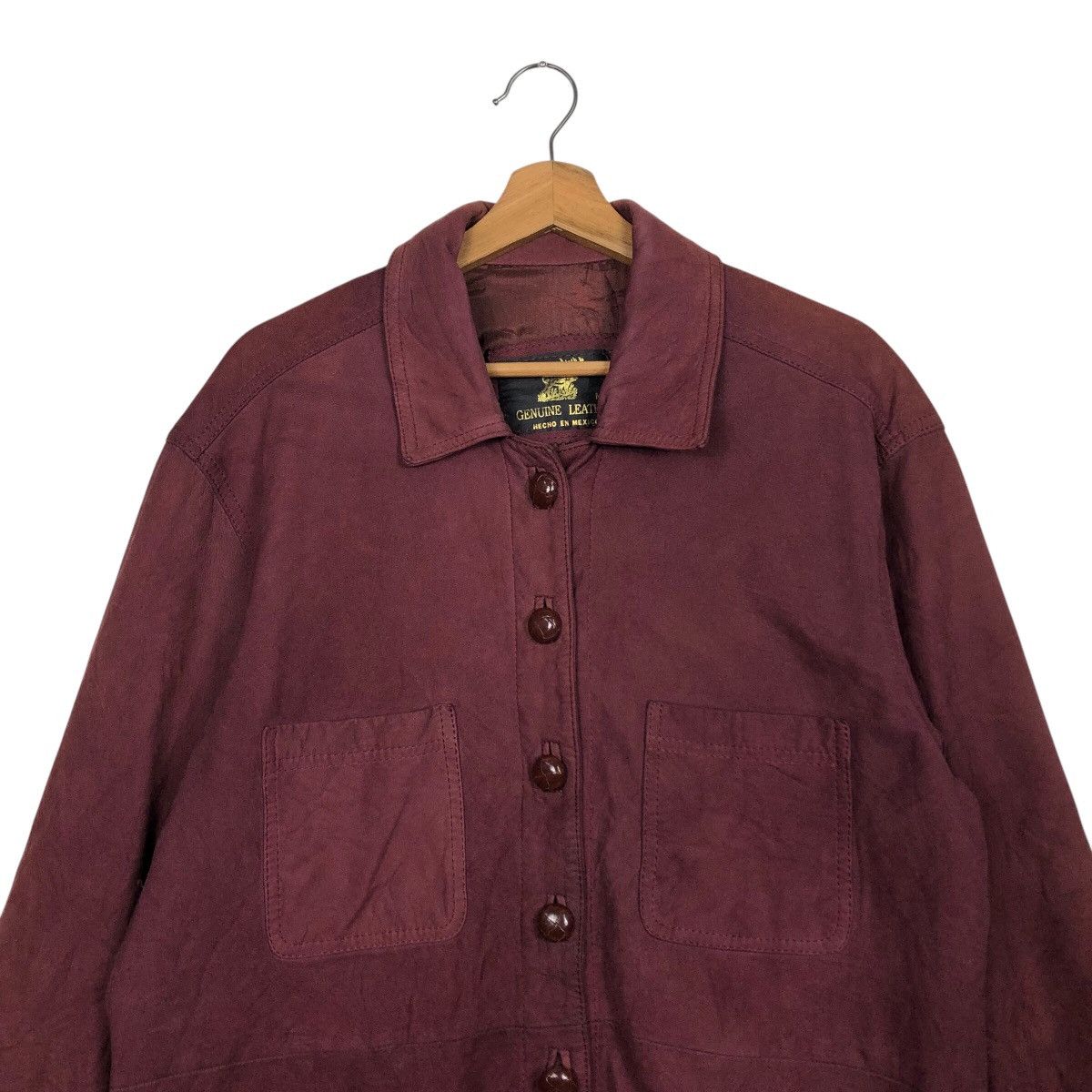 Japanese Brand Vintage Genuine Leather Biker Jacket Unbranded Issey Miyake Size US M / EU 48-50 / 2 - 4 Thumbnail