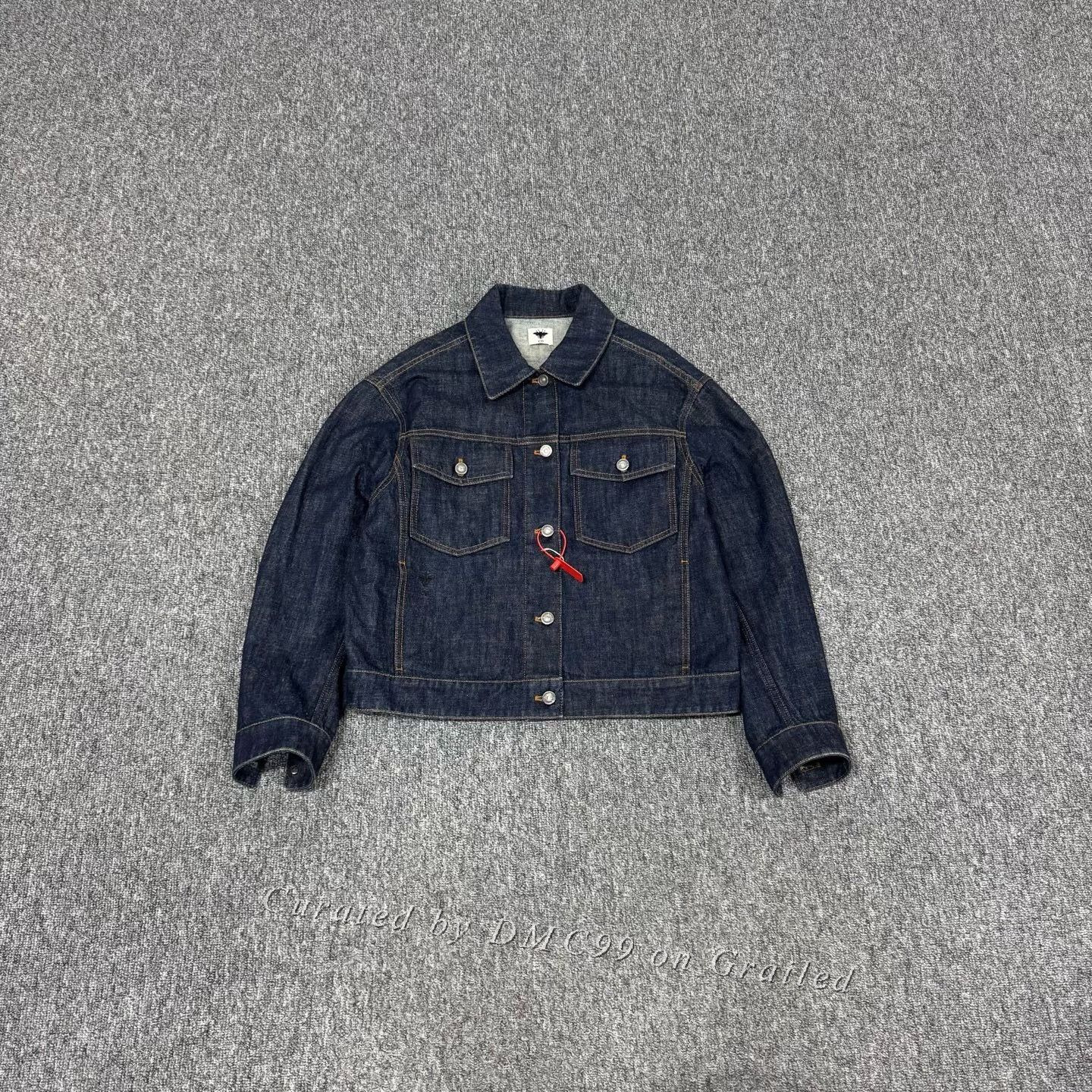 Dior Dior Oversized Bee Denim Utility Jacket Size XXS / US 00 / IT 34 - 1 Thumbnail