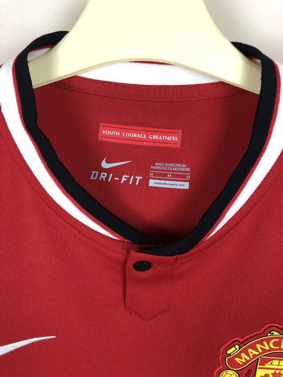 Nike MANCHESTER UNITED 2014 2015 HOME JERSEY SOCCER JANUZAJ Size US M / EU 48-50 / 2 - 10 Thumbnail