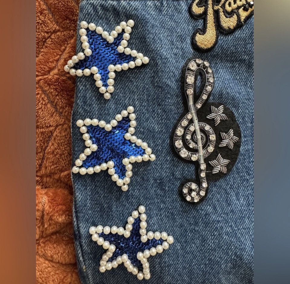 Marc Jacobs NWOT Marc Jacobs Sequin Embellished Mermaid Jeans Size 27" / US 4 / IT 40 - 4 Thumbnail