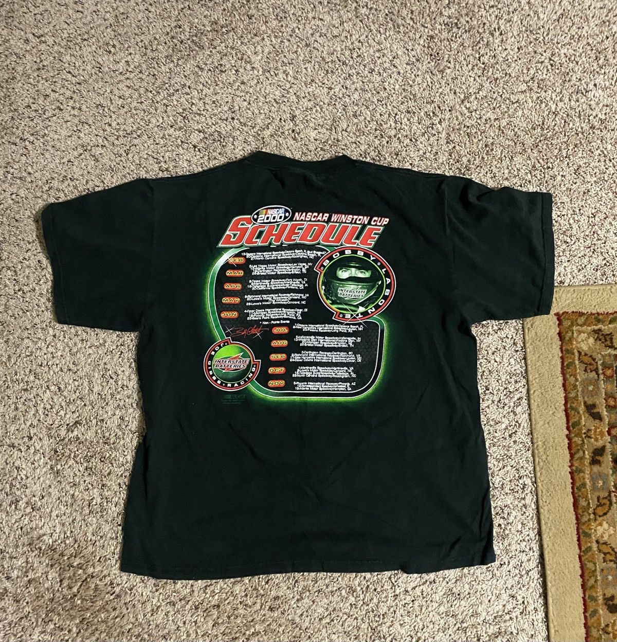 Vintage 2000 Bobby Labonte Racing Tee Size US XL / EU 56 / 4 - 2 Thumbnail
