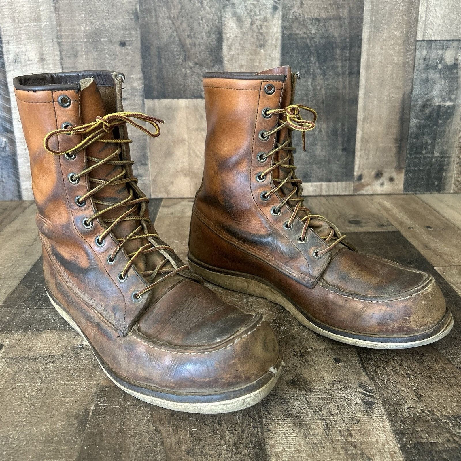 Red Wing Red Wing 10877 Moc Toe Work Boots Mens 11.5 D Size US 11.5 / EU 44-45 - 2 Thumbnail