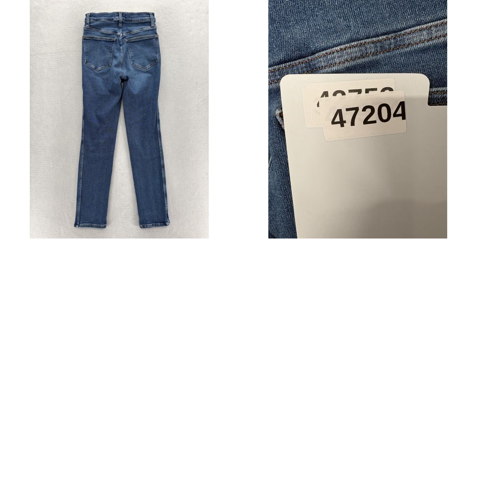 Madewell Madewell Jeans Womens 25 Stovepipe Straight High Rise Blue Stretch Denim Preppy Size 42" / US 20 - 9 Thumbnail