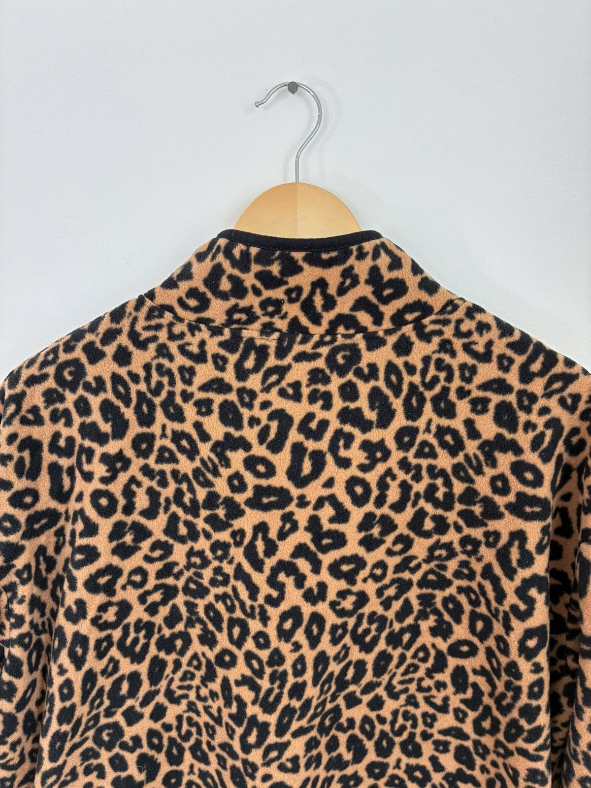 Vintage Vintage Cheetah Print Fleece Quarter Zip Size US L / EU 52-54 / 3 - 5 Thumbnail