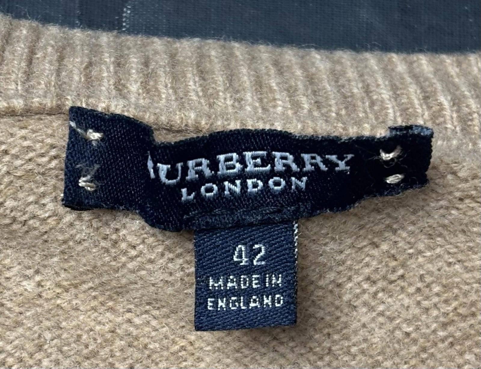 Burberry Burberry Sweater Vest Mens 42 Large Pure Wool Camel Size US L / EU 52-54 / 3 - 2 Thumbnail