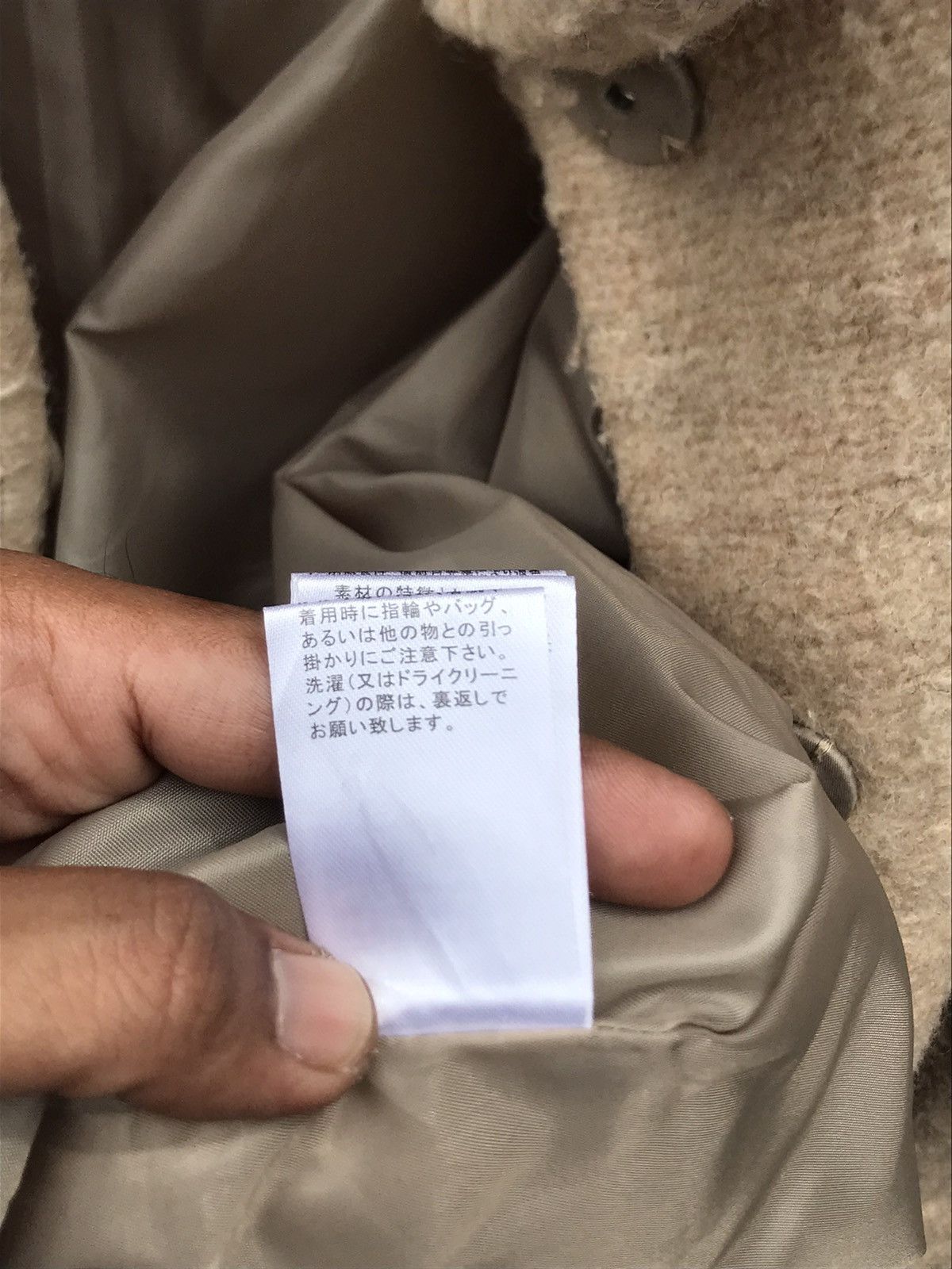 Global Work × Japanese Brand 💥Nice Design Global Work WaterFall Collar Wool Coat Jacket Size M / US 6-8 / IT 42-44 - 13 Thumbnail