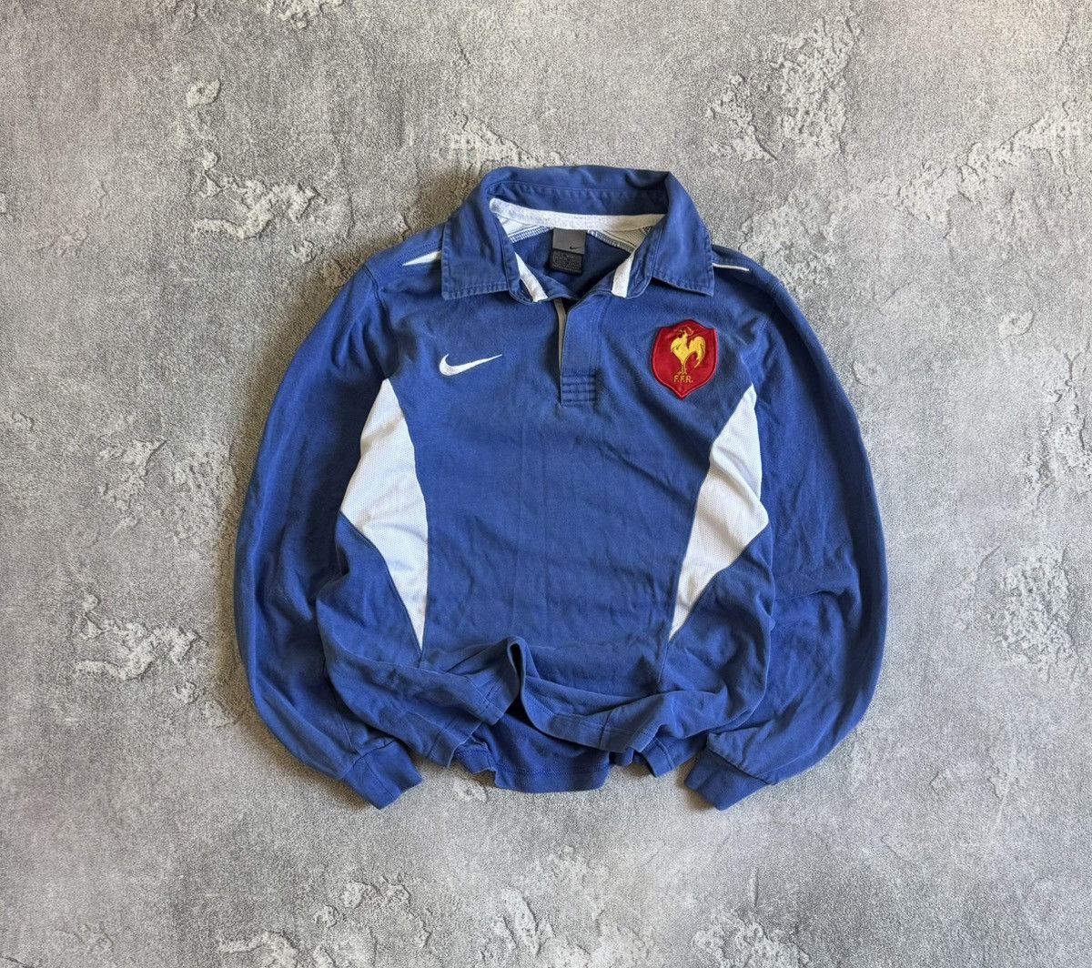 Nike Nike S FRANCE 🇫🇷 vintage rugby soccer sweatshirt jersey Size US S / EU 44-46 / 1 - 1 Thumbnail