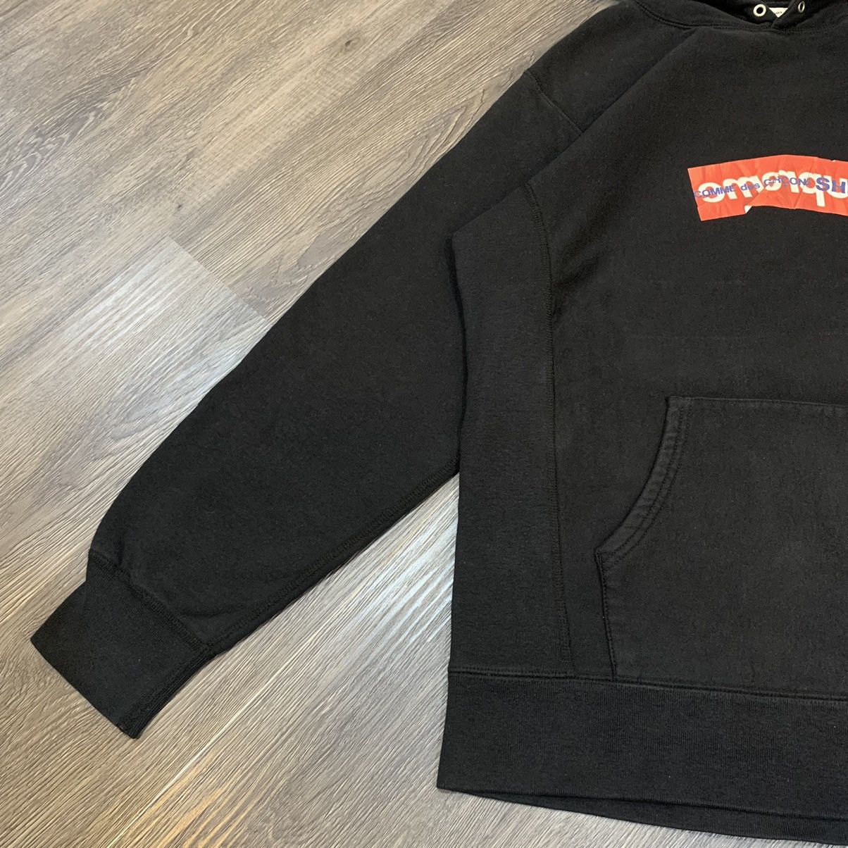 Comme des Garcons SHIRT × Supreme Supreme x Comme des garcons FW17 Hooded Sweatshirt Size US XL / EU 56 / 4 - 4 Thumbnail