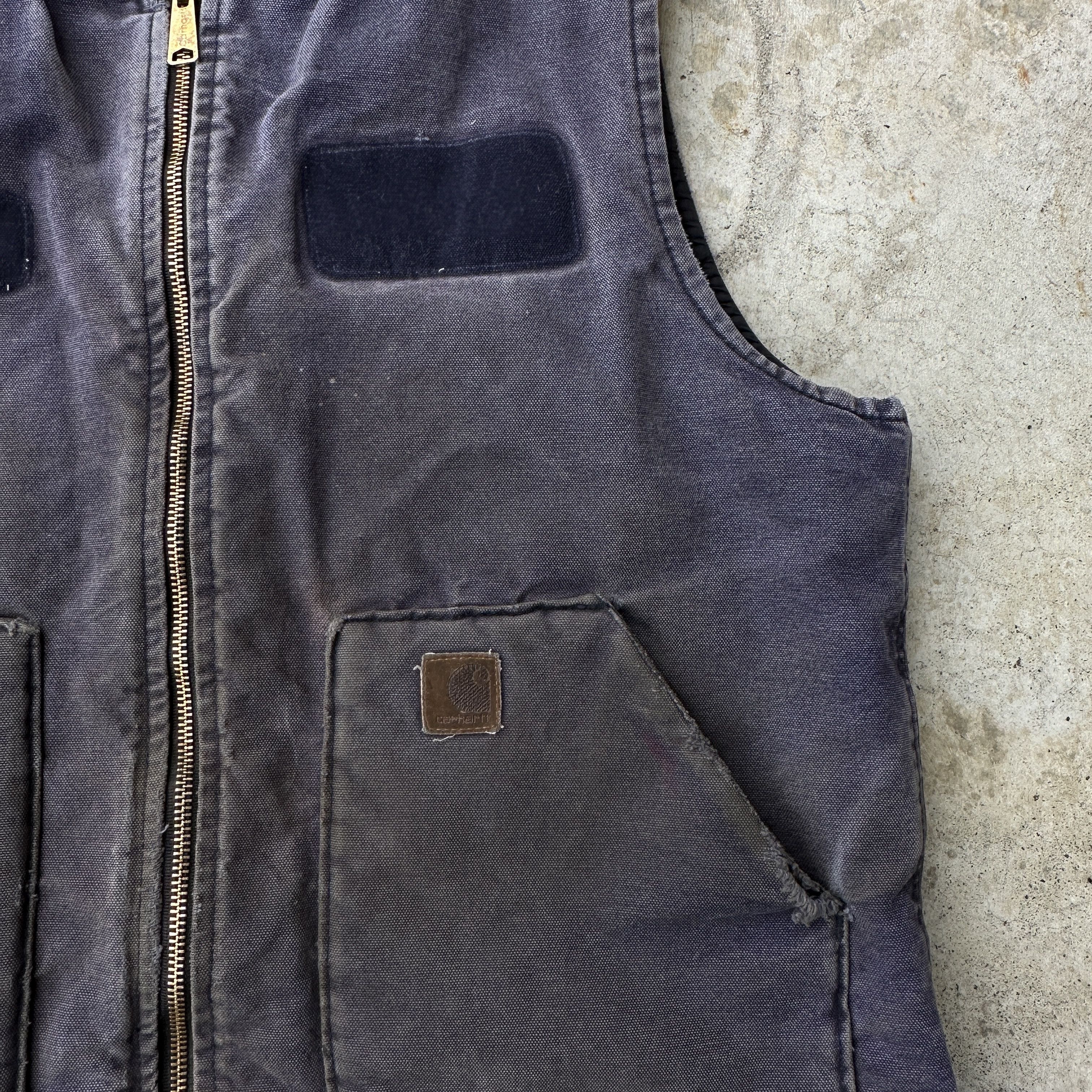 Carhartt Trashed Felix The Cat Fire In the Hoes Carhartt Sunfade vest Size US L / EU 52-54 / 3 - 3 Thumbnail