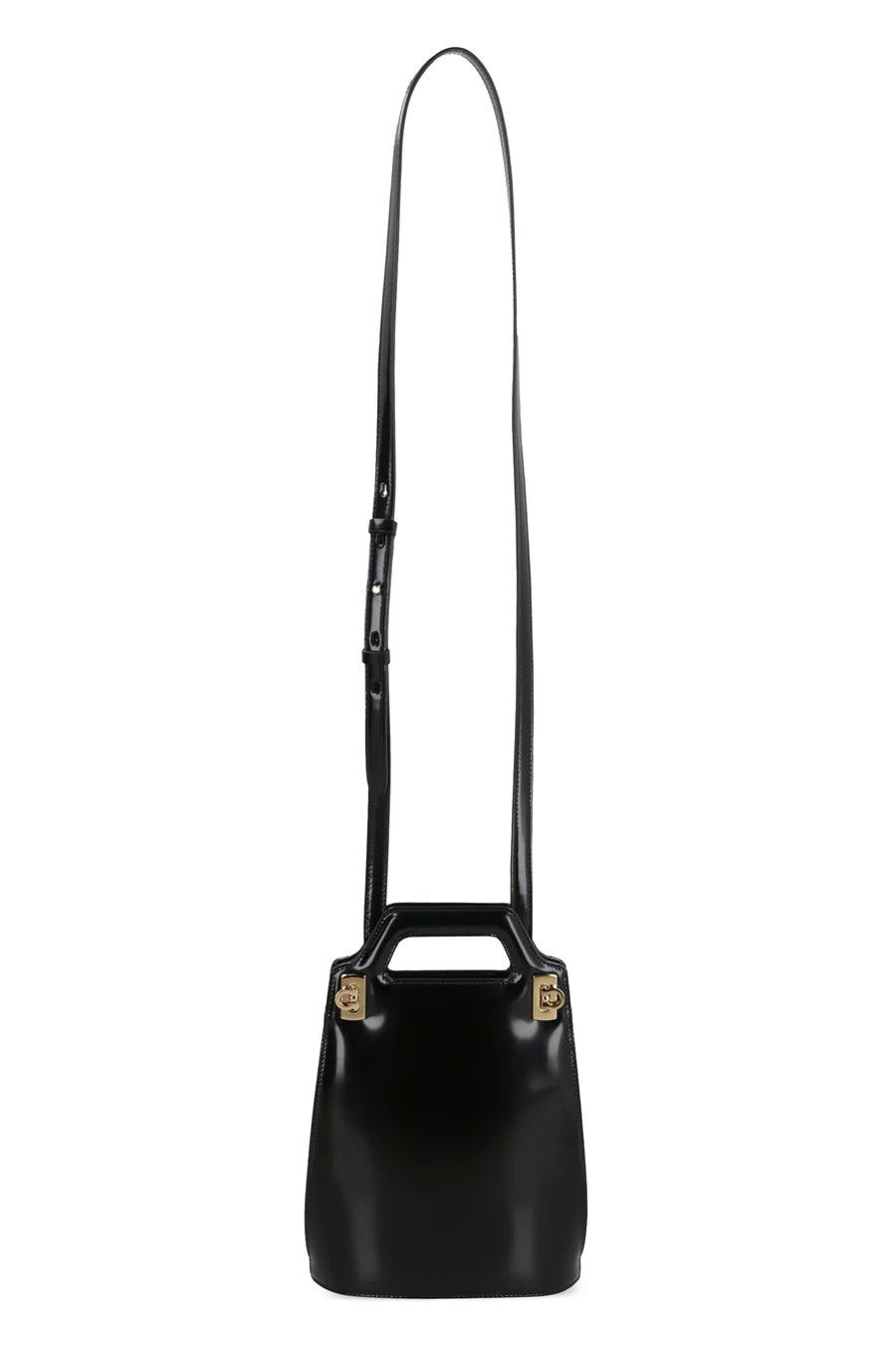 Salvatore Ferragamo o1s1rm0924 Size: OS / Wanda NS Handle Bag in Black Size ONE SIZE - 4 Thumbnail