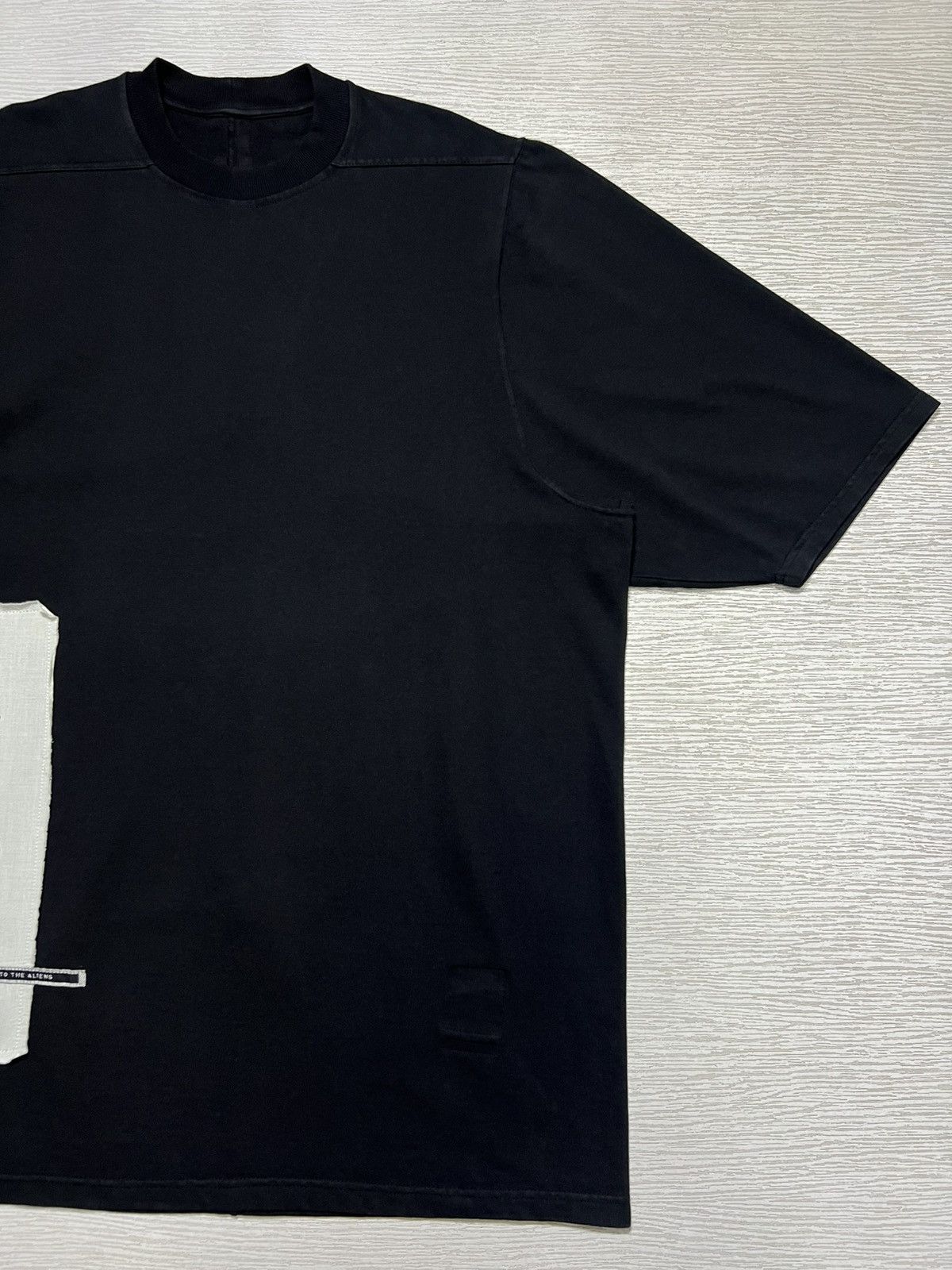 Rick Owens Rick Owens Drkshdw - S/S 19 - Graphic Patch Oversized TShirt Size US M / EU 48-50 / 2 - 4 Thumbnail