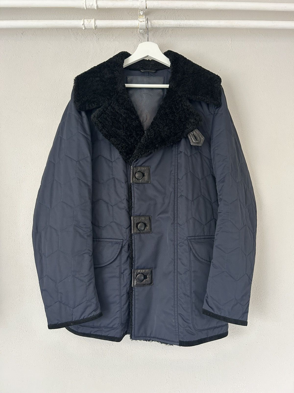 Saint Laurent Paris Shearling Jacket Size US M / EU 48-50 / 2 - 1 Thumbnail