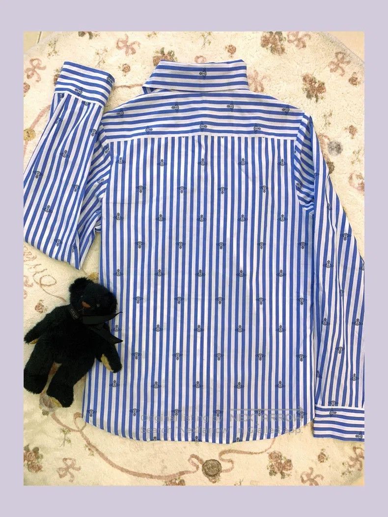 Vivienne Westwood Vivienne Westwood Striped full print shirt, long sleeve, s Size M / US 6-8 / IT 42-44 - 2 Thumbnail