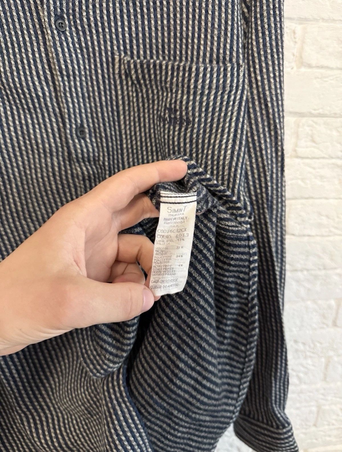 Armani Vintage Rare Giorgio Armani Jeans Shirt Italy Made Sz XL Size US XL / EU 56 / 4 - 5 Thumbnail