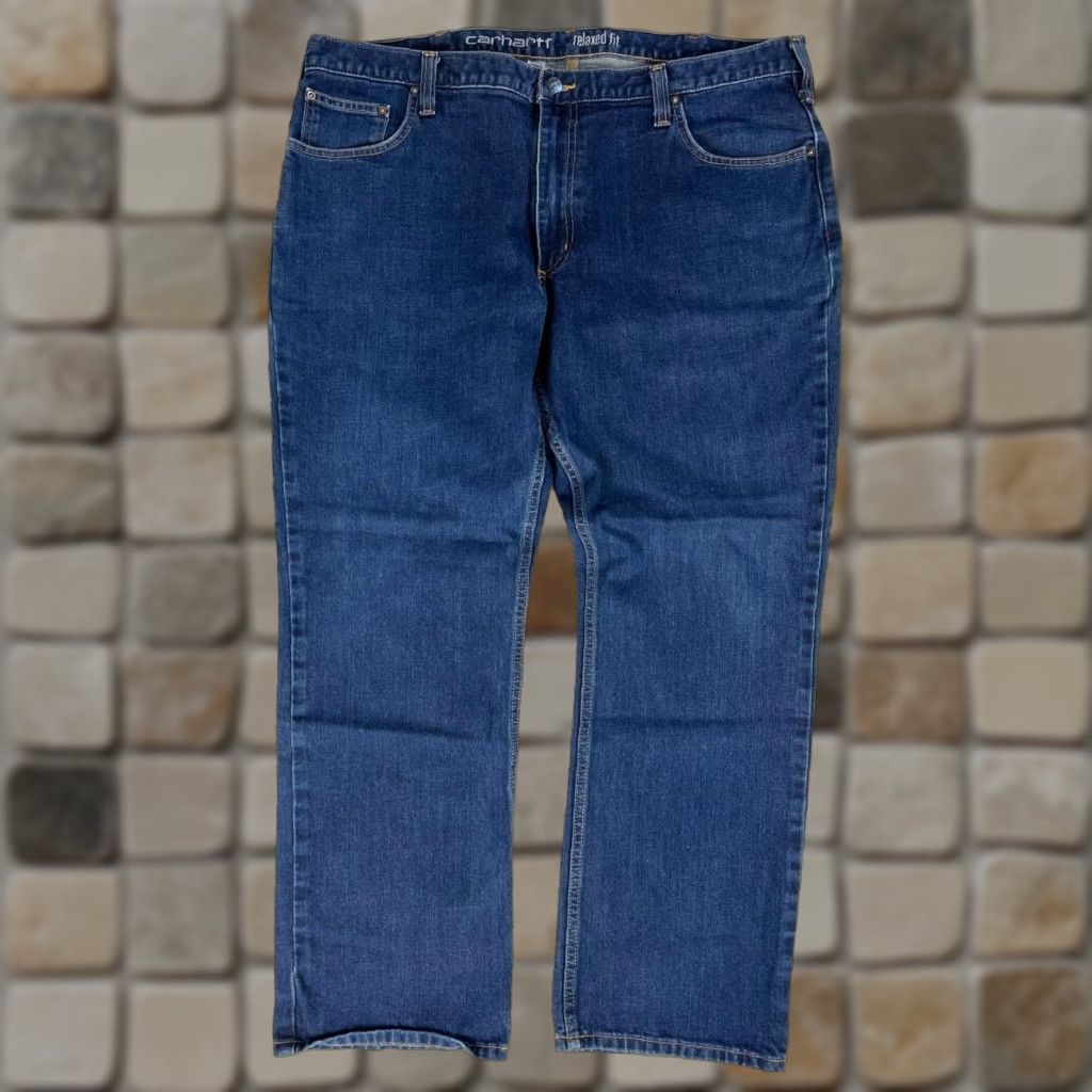 Carhartt Carhartt Jeans Force Extremes Relaxed Fit Tapered Leg 40x30 Mens Denim Blue 40x30 Jeans Size US 40 / EU 56 - 1 Thumbnail