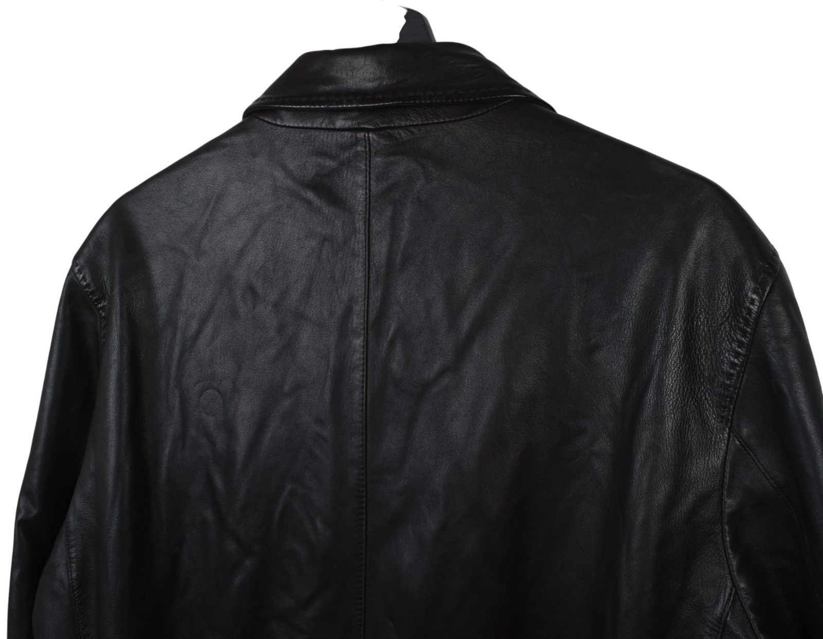 Ermenegildo Zegna Ermenegildo Zegna Leather Men Coat Size IT50-L, S1778 Size US L / EU 52-54 / 3 - 6 Thumbnail