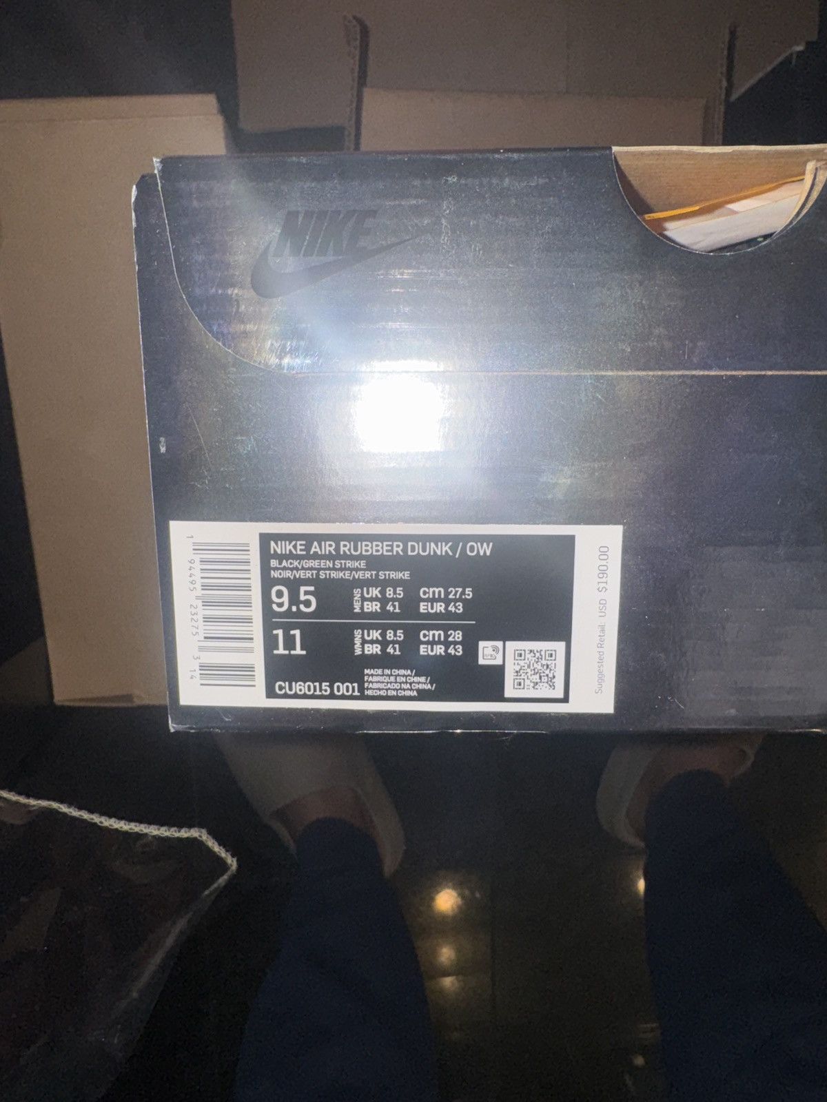 Nike × Off-White Offwhite green strike size 9.5 og all worn 1x Size US 9.5 / EU 42-43 - 8 Thumbnail
