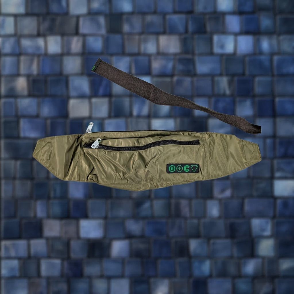 Vintage Hidden NY Shotta Bag V2 Olive Waist Pack Mens One Size Adjustable Travel Hiking Bag Style Belt Bag & Fanny Pack Green Size ONE SIZE - 1 Thumbnail