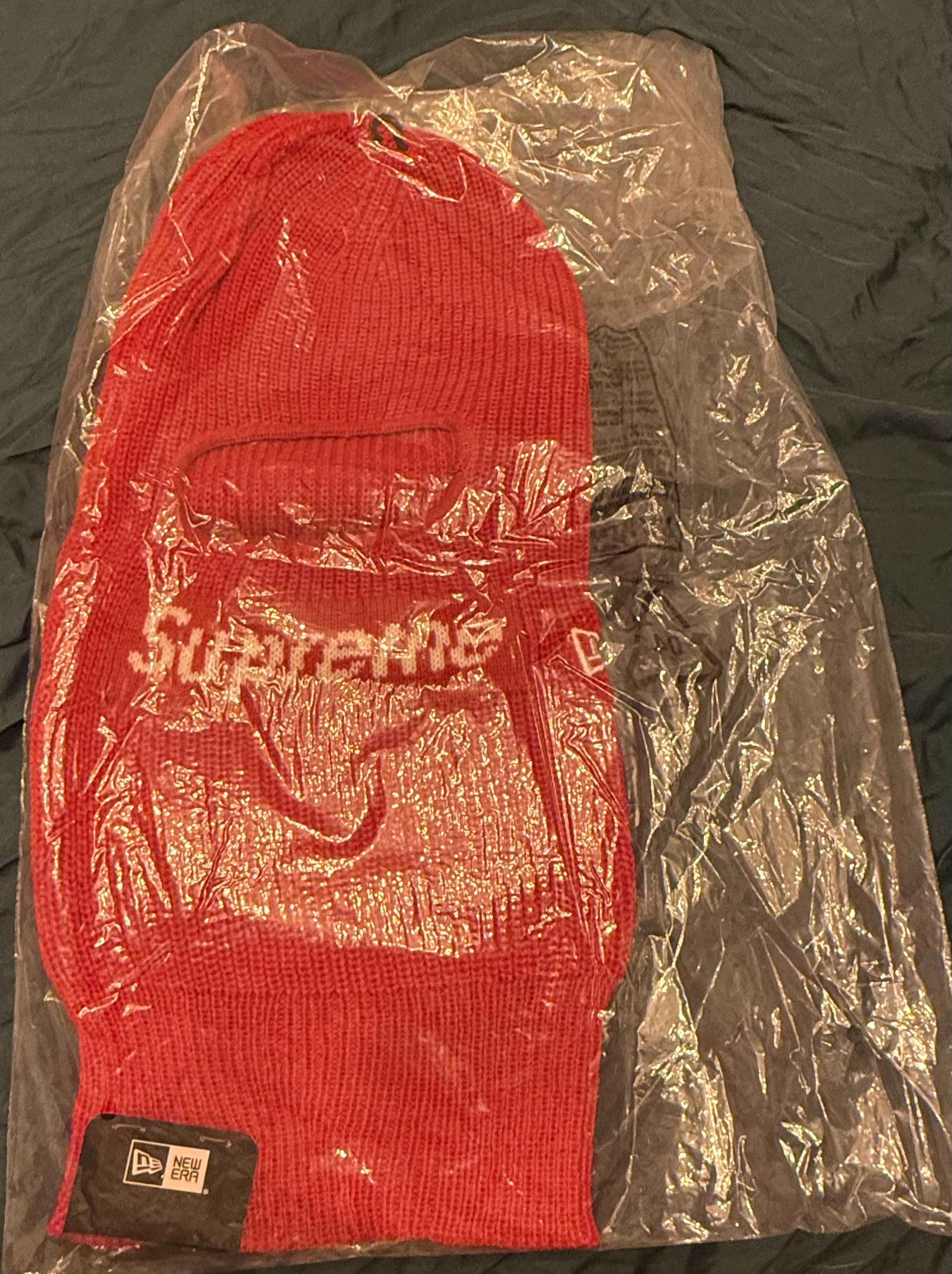 Supreme Supreme New Era Box Logo Balaclava Red OS FW21 Size ONE SIZE - 2 Thumbnail