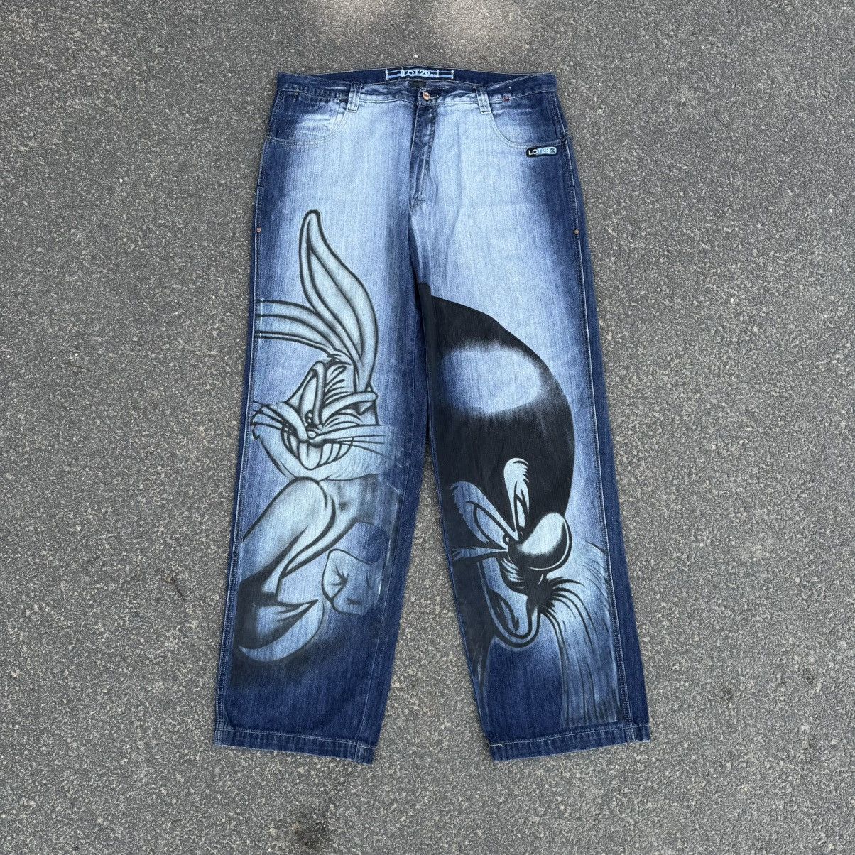 #528  JEANS×LOONEY TUNES ルーニー　古着 s-l400.jpg