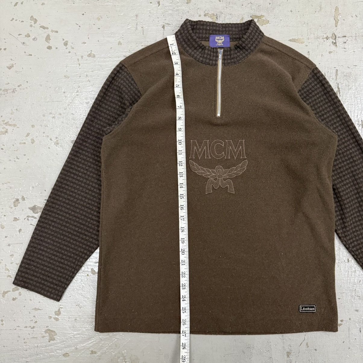 MCM MCM Mode Creation Munchen Half Zip Pullover Sweatshirt Size US L / EU 52-54 / 3 - 5 Thumbnail