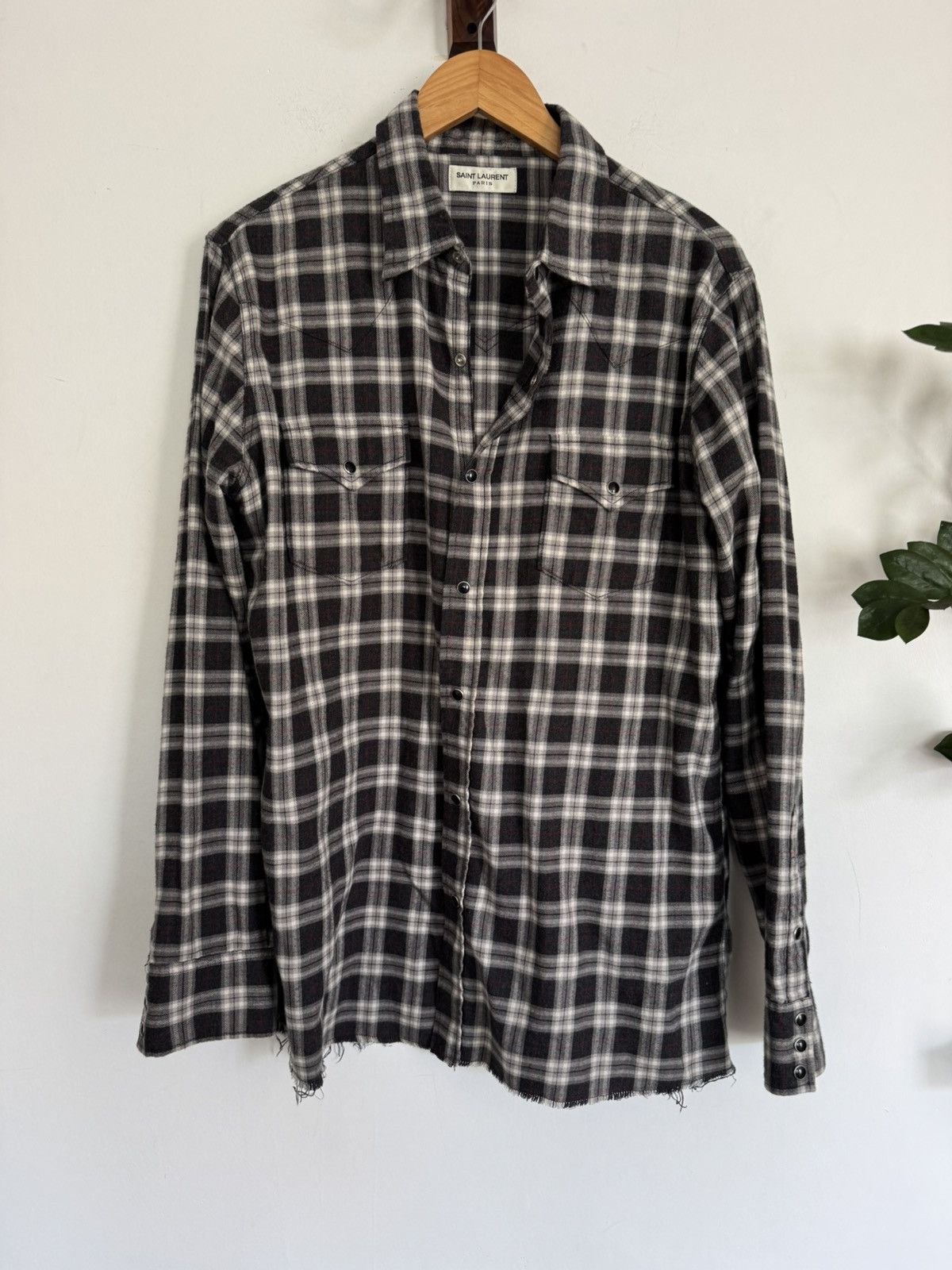 Raw Hem Flannel