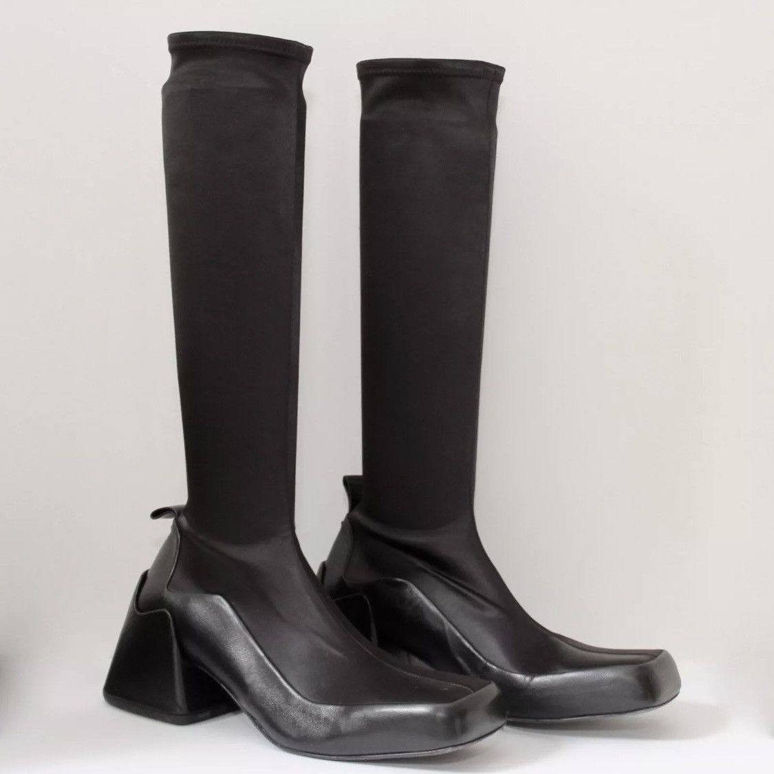 Jil Sander Jil Sander Block Heel Square Toe Boots Size US 9.5 / IT 39.5 - 1 Thumbnail