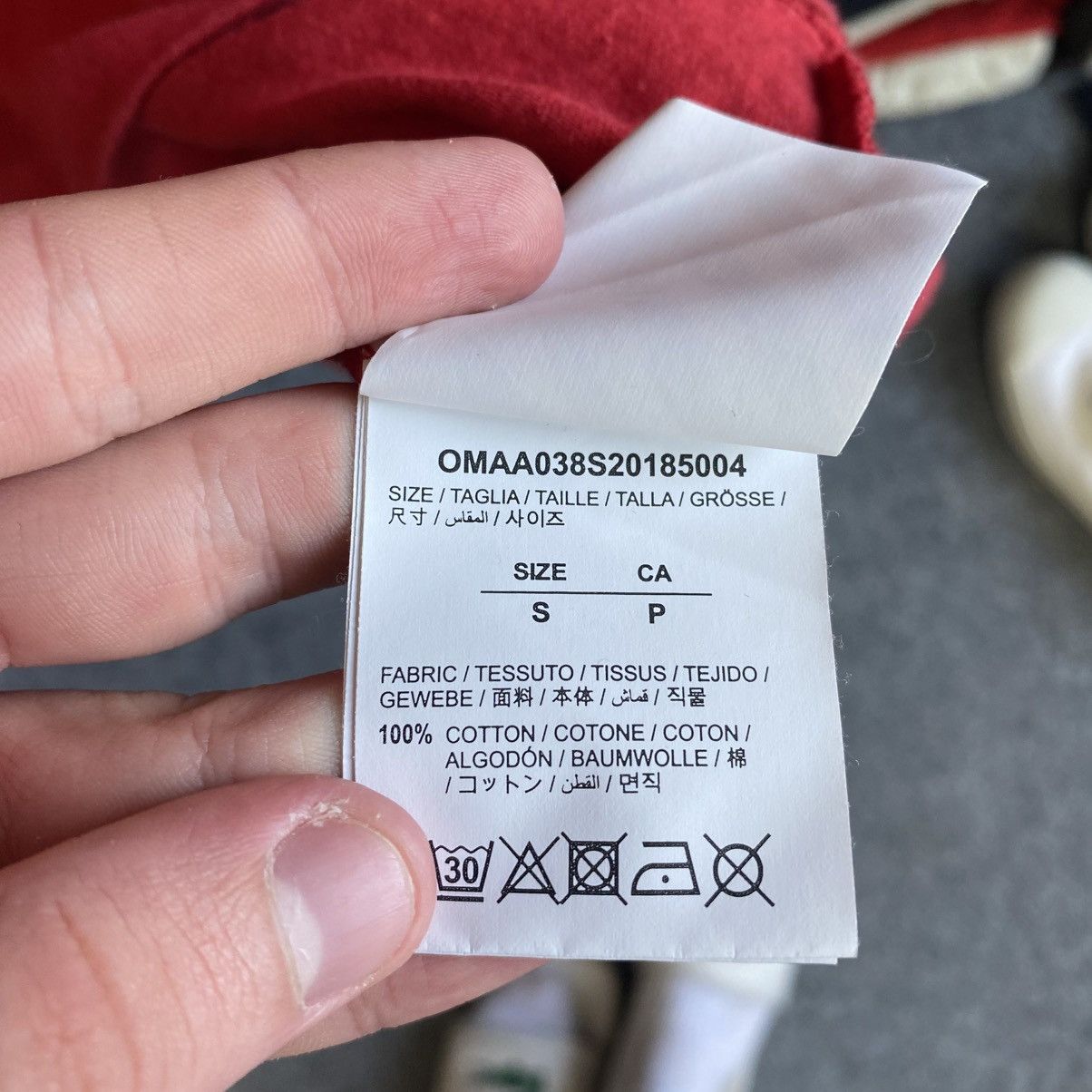 Off-White Luxury Off White big graphic logo y2k opium hype tee Size US S / EU 44-46 / 1 - 10 Thumbnail