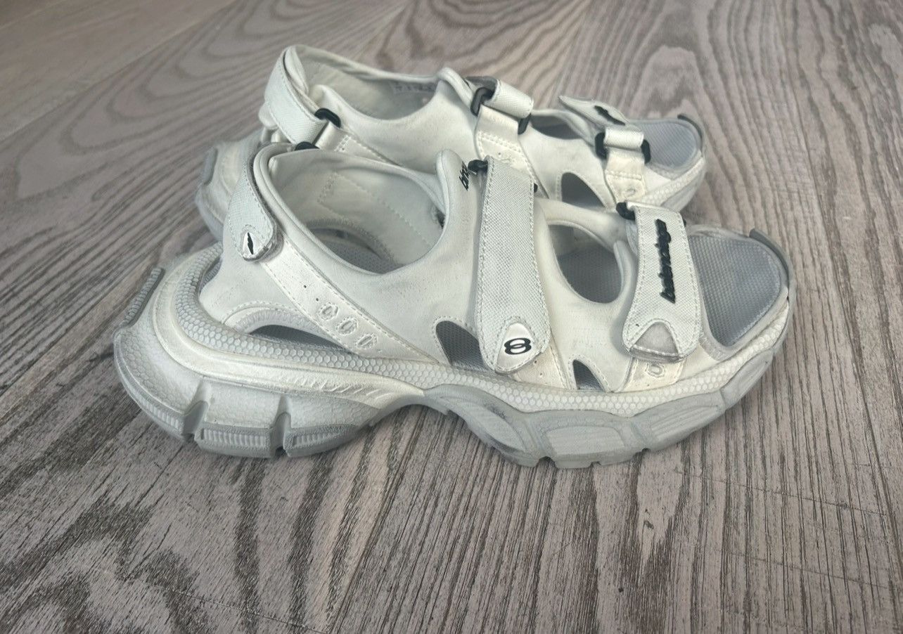 balenciaga sandals white