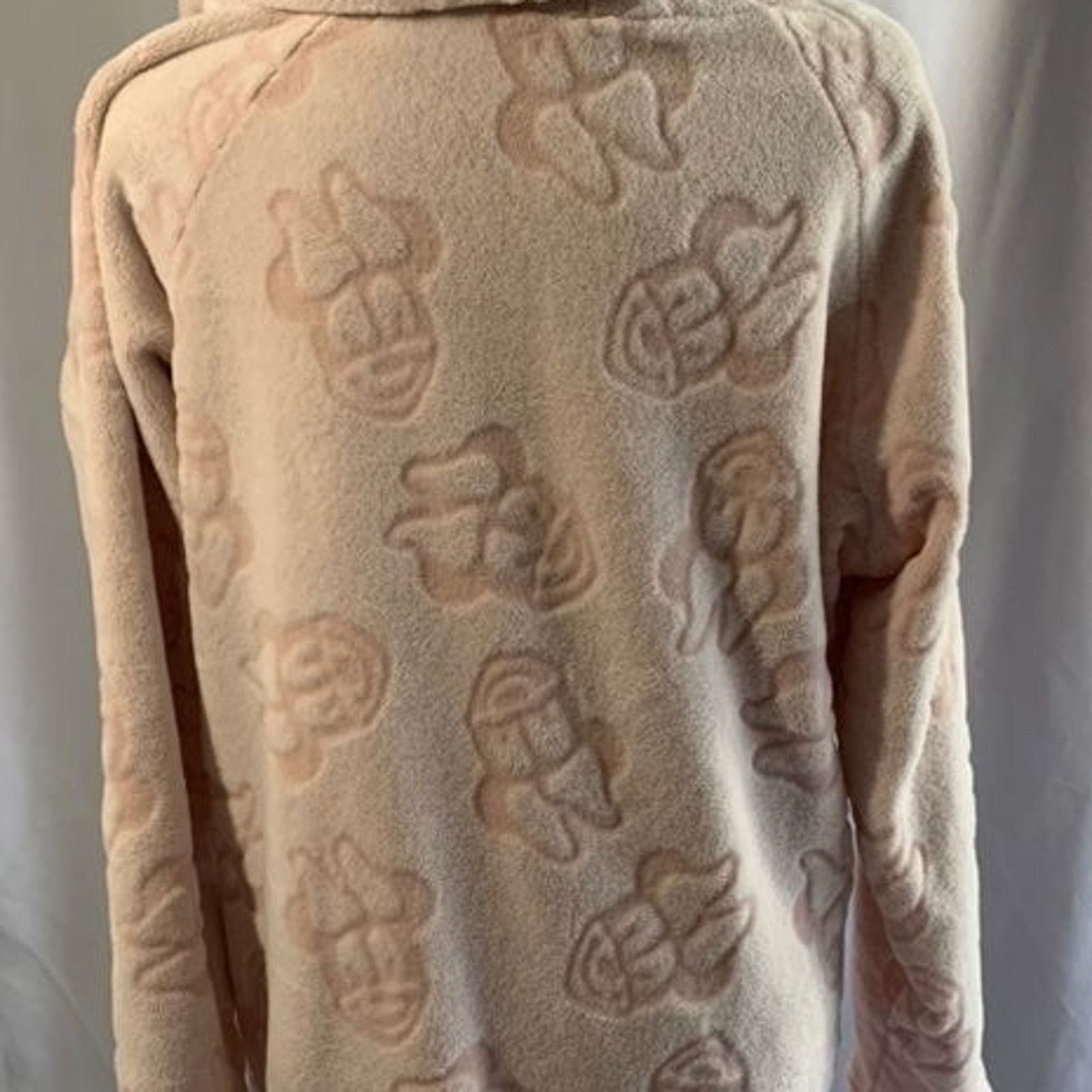 Disney Disney Womens size Large Tunic Hooded Top Fleece Cozy Pink Size L / US 10 / IT 46 - 5 Thumbnail