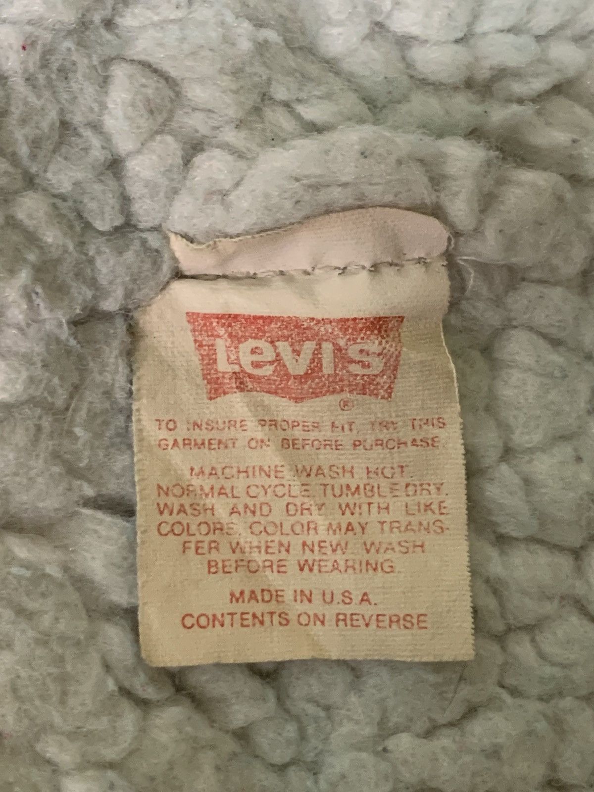 Levi's Vintage Clothing Rare Design Vintage Levi’s Sherpa Jackets Size US M / EU 48-50 / 2 - 5 Thumbnail
