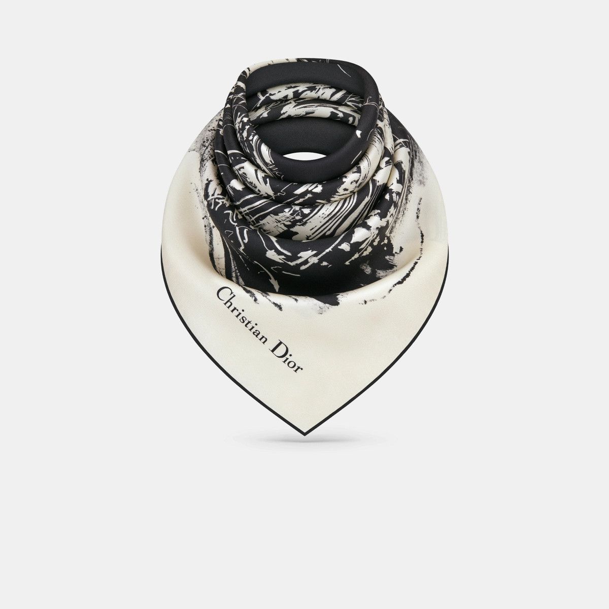 Dior o1bcso1str0226 Size:OS/90 Square Scarf in Black Size ONE SIZE - 3 Thumbnail