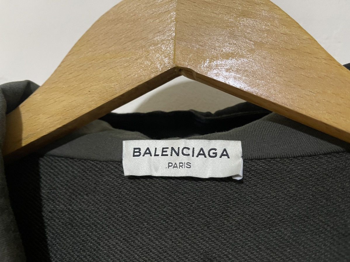 Balenciaga Balenciaga Brush stroke print hoodie in dark green Size US XL / EU 56 / 4 - 6 Thumbnail