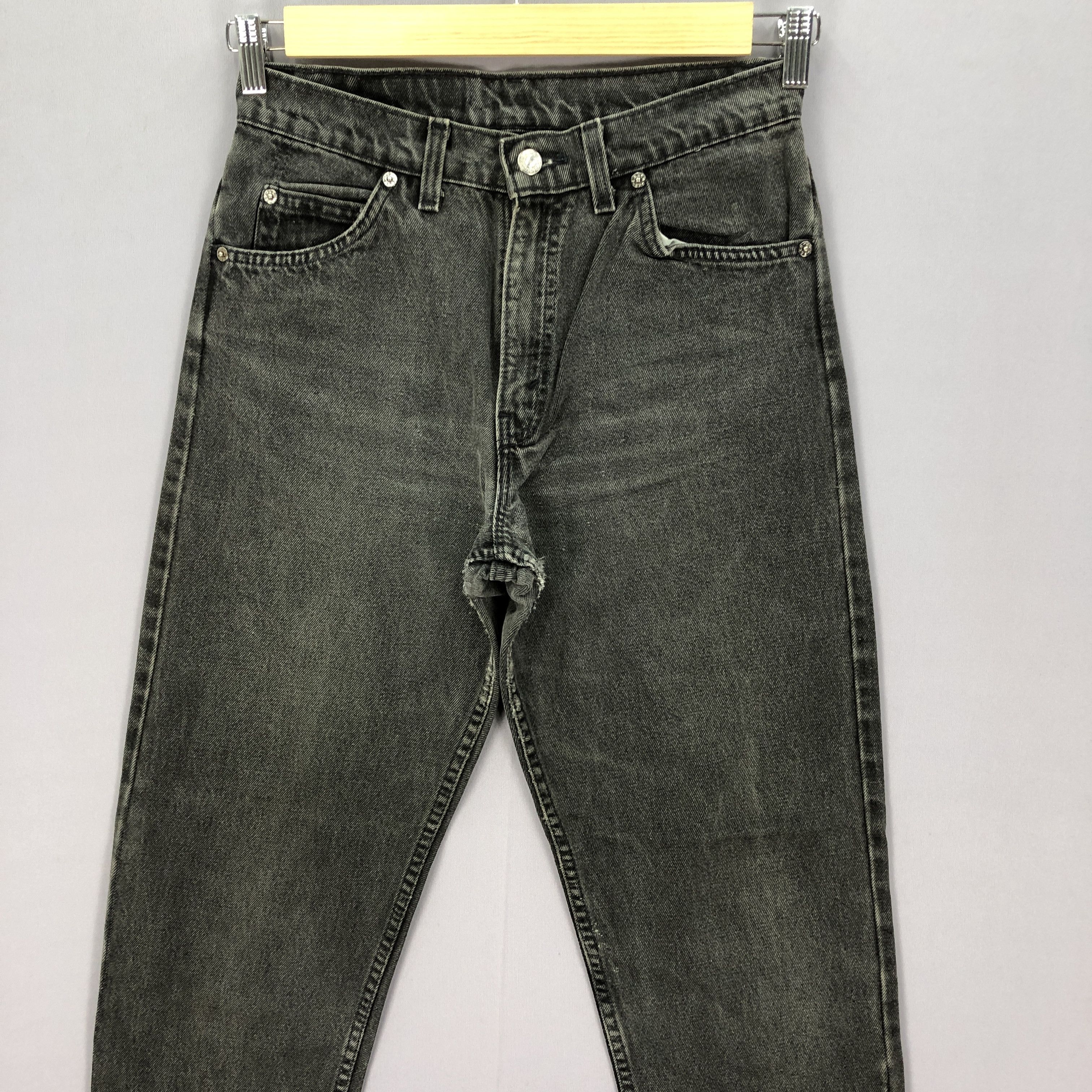 Levi's Vintage Levis 550 Faded Black Jeans Levi's Orange Tab Denim Size 26" / US 2 / IT 38 - 3 Thumbnail