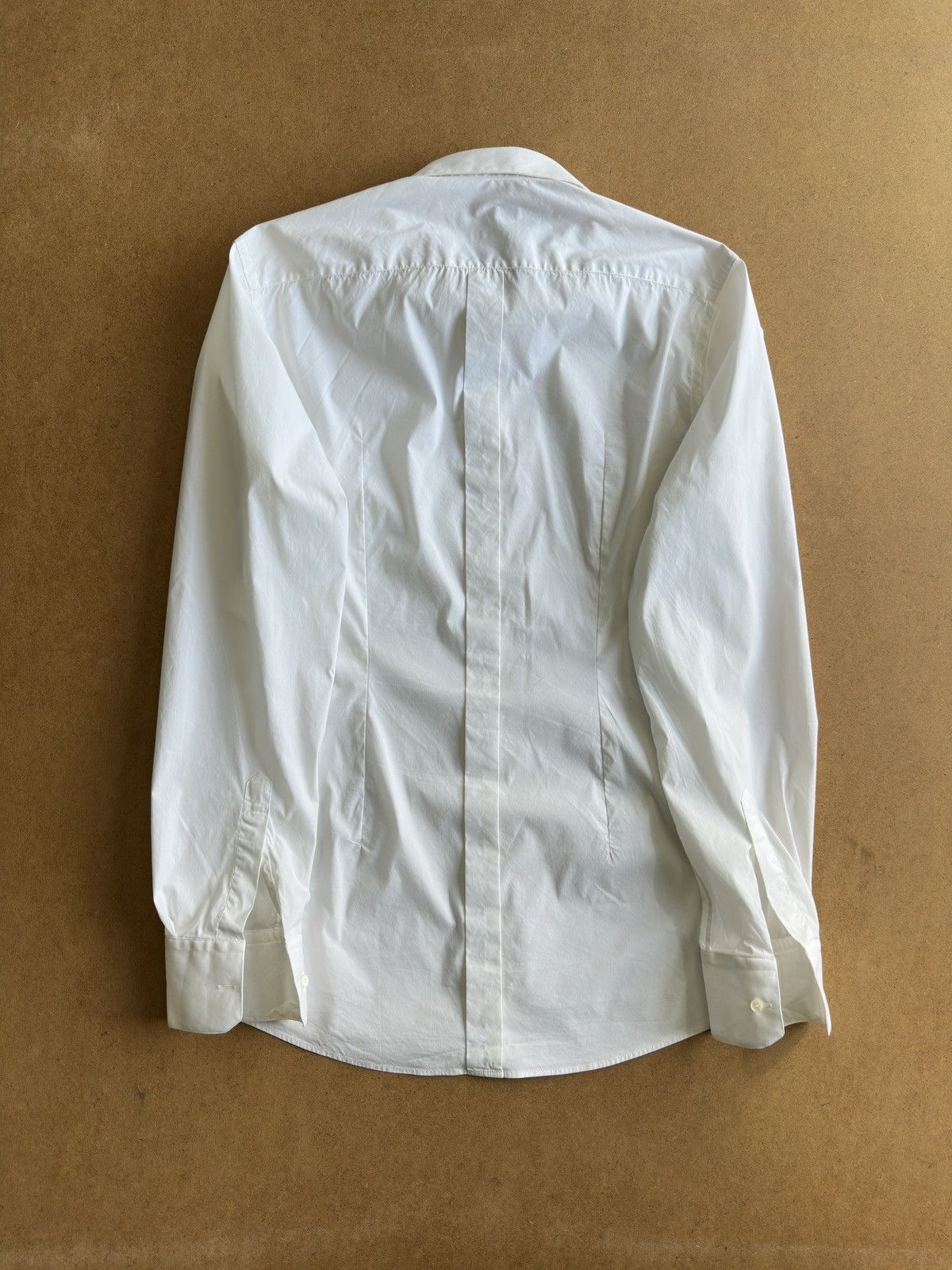 Dolce & Gabbana Vintage Dolce & Gabbana Gold White Classic Button Up Shirt Size US M / EU 48-50 / 2 - 7 Thumbnail