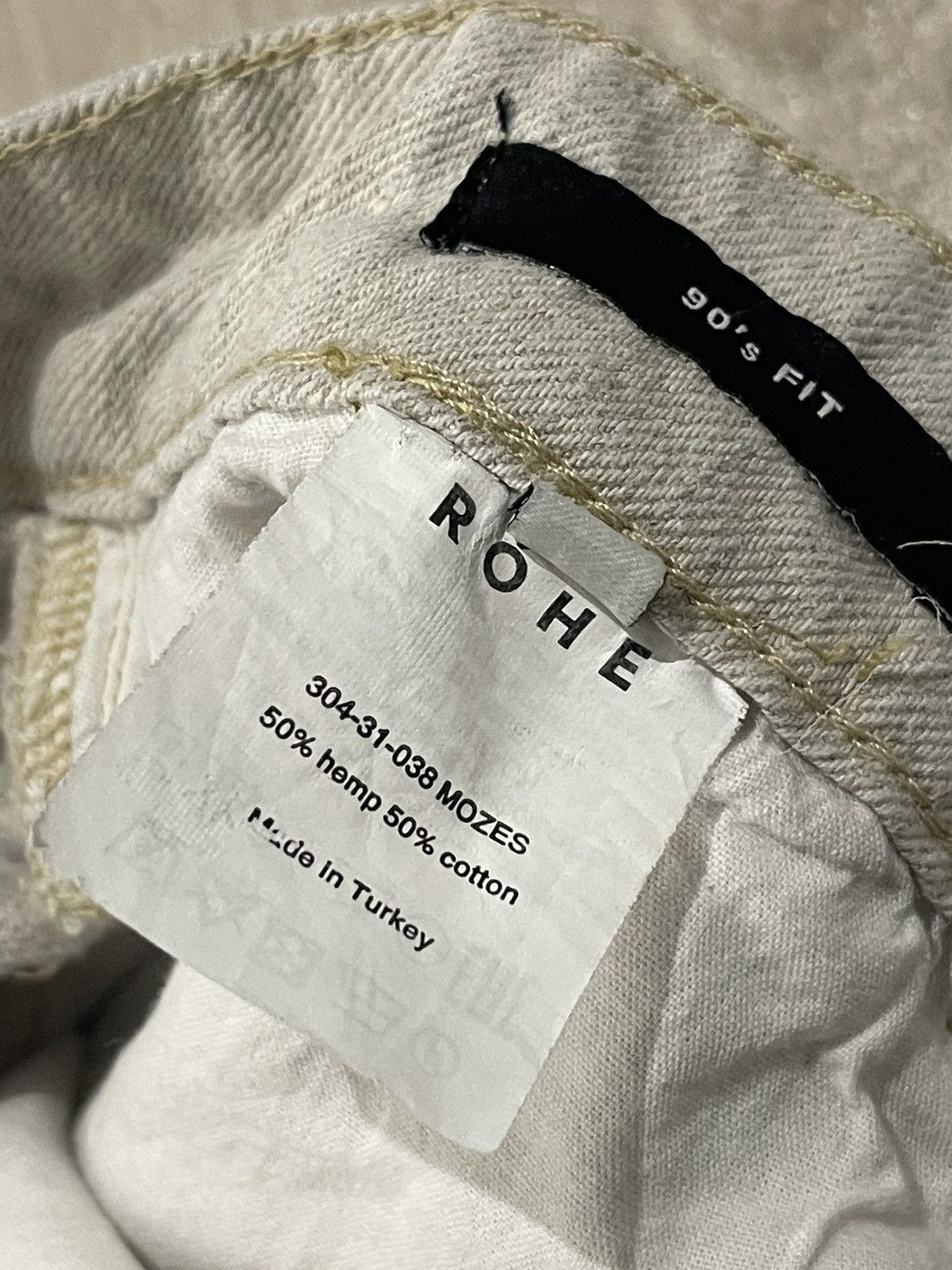 Rohe Rohe jeans mens 32 pants Size US 32 / EU 48 - 14 Thumbnail
