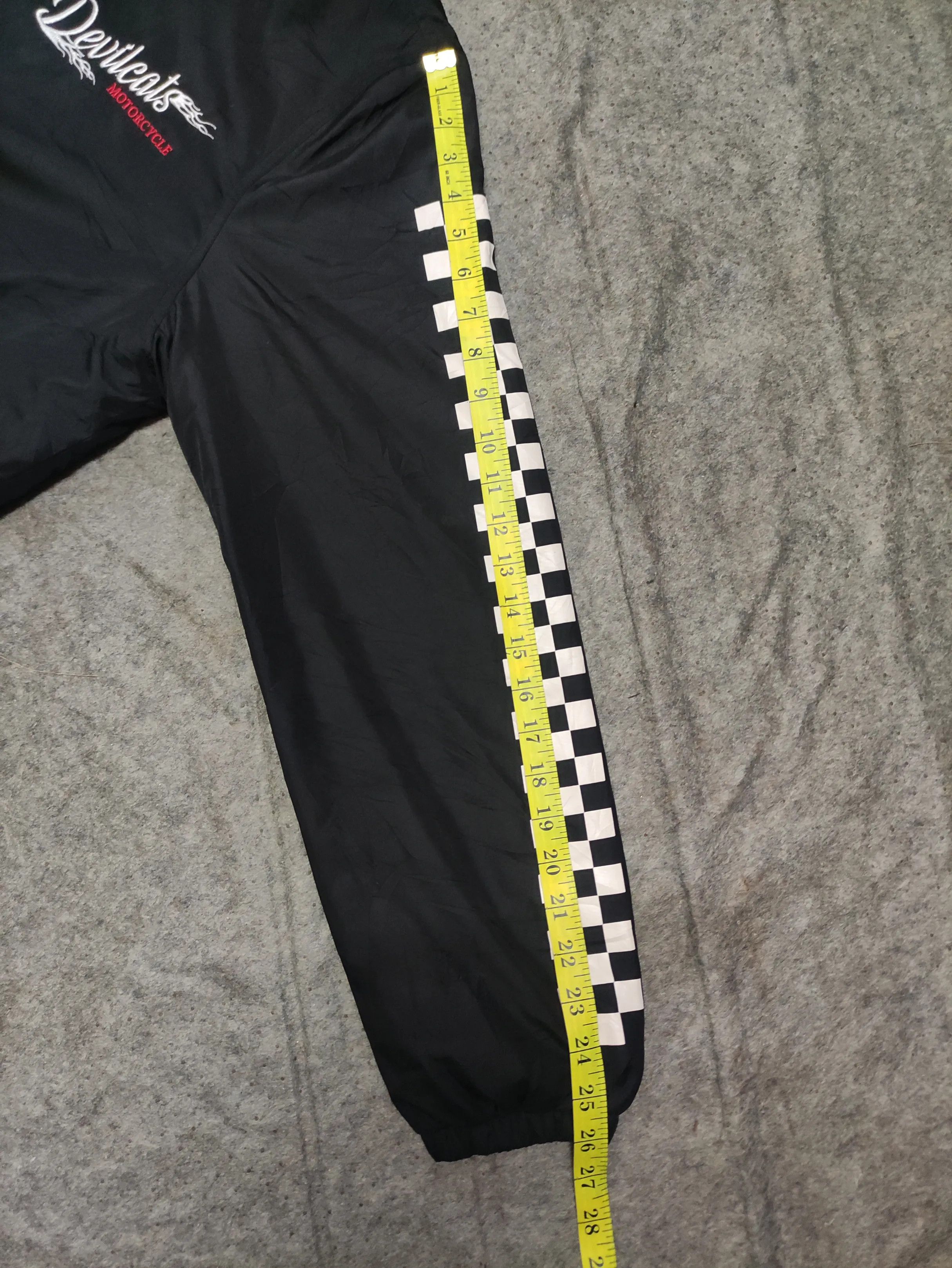 NASCAR Vintage Devilcats Motorcycle Racing Jacket J038 Size US L / EU 52-54 / 3 - 16 Thumbnail