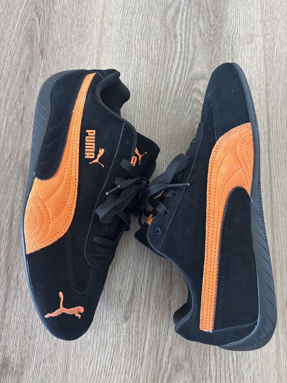 Puma Puma Speedcat Black Orange Rickie Size US 9.5 / EU 42-43 - 1 Thumbnail