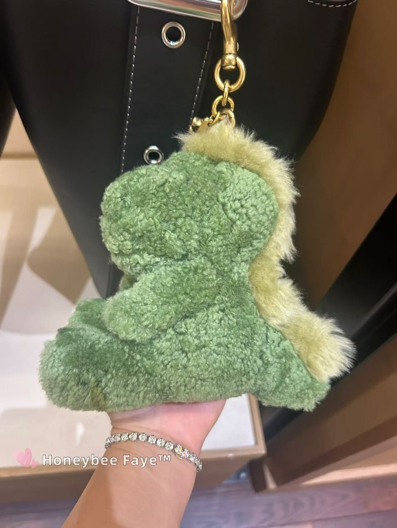 Coach Little Rexy Bag Charm In Shearling CCR22 Size ONE SIZE - 5 Thumbnail