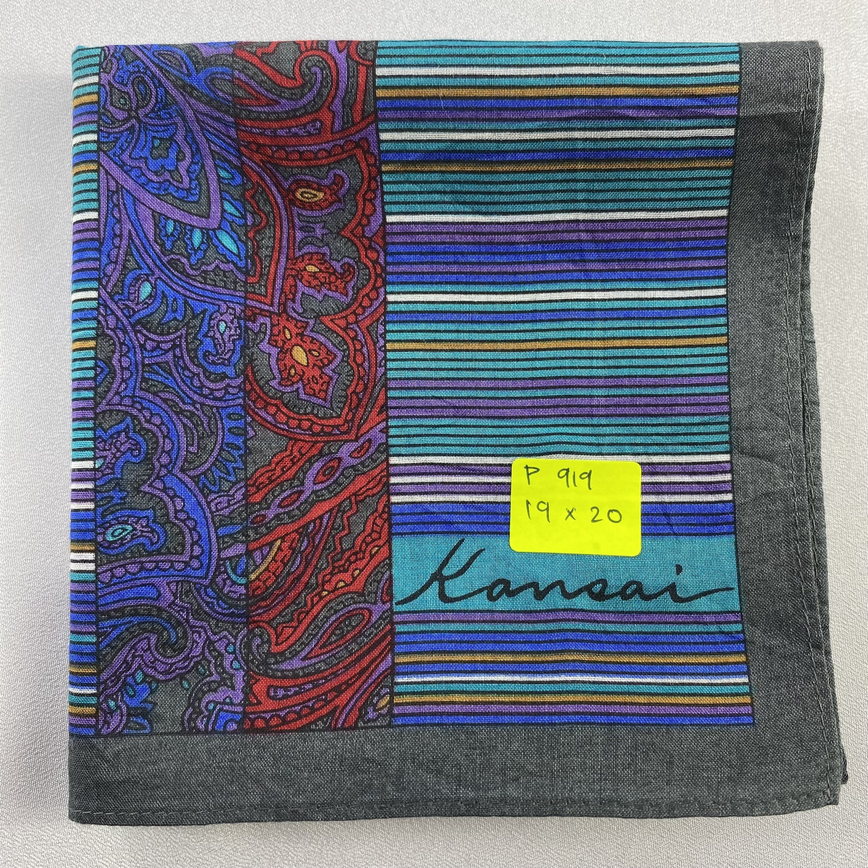 Kansai Yamamoto × Vintage Kansai Yamamoto Bandana/ Handkerchief / Neckerchief-P919 Size ONE SIZE - 5 Thumbnail