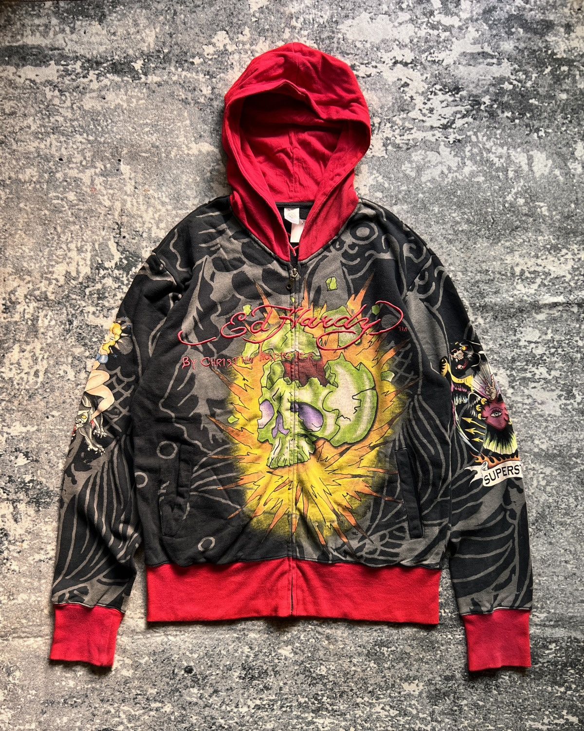 Ed Hardy Ed Hardy by Christian Audigier Hoodie Size US L / EU 52-54 / 3 - 20 Thumbnail