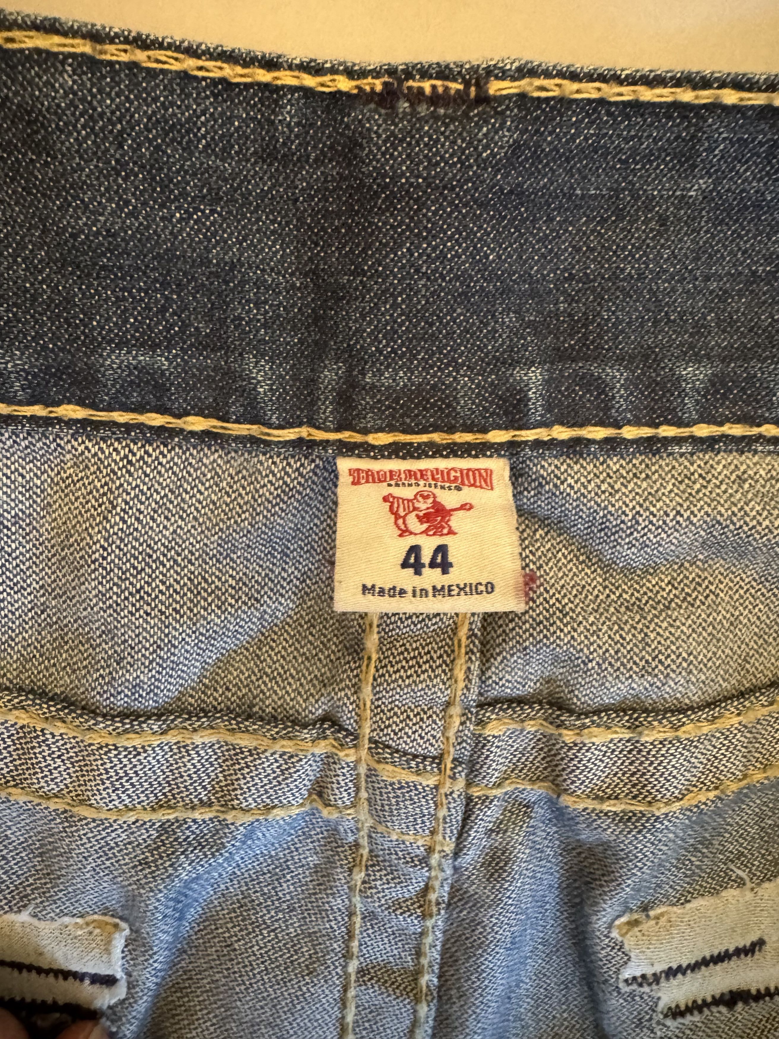 True Religion Vintage True Religion SLIM FLAP GOLD BIG T Denim Jeans Size US 44 / EU 60 - 5 Thumbnail