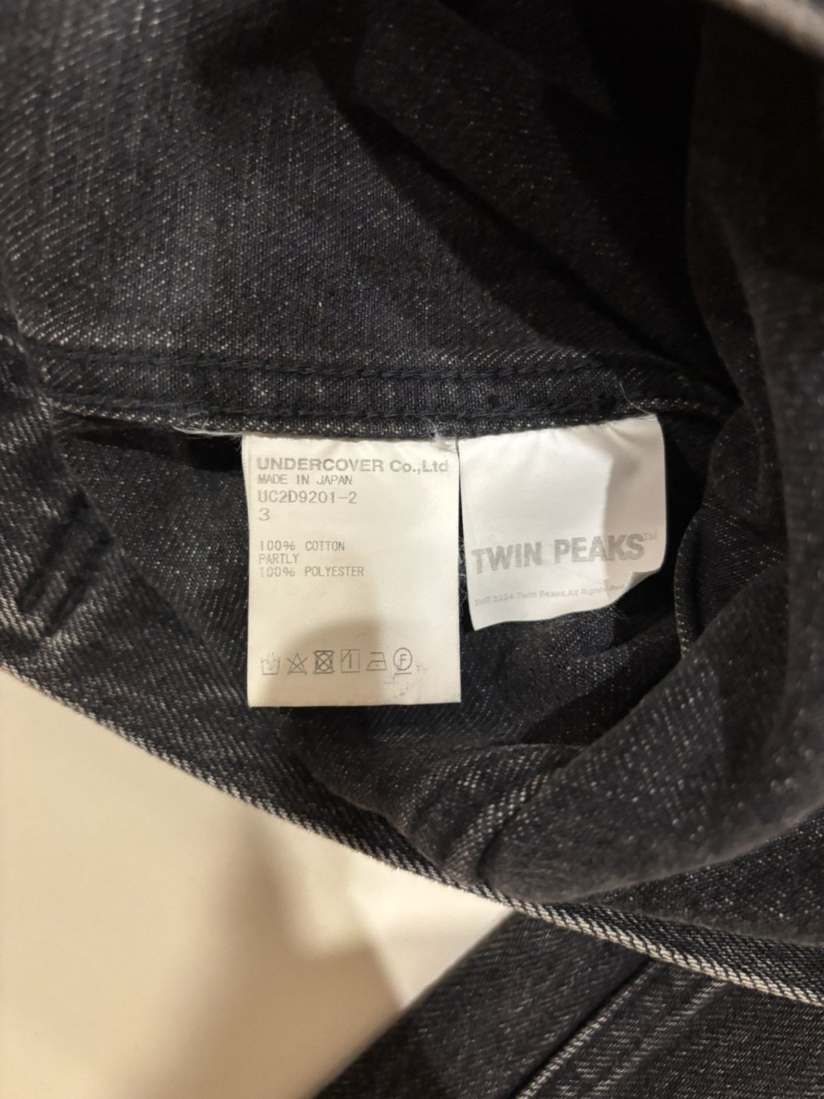 Undercover Undercover x Twin Peaks 24AW Photo Patch Denim Jacket Size US L / EU 52-54 / 3 - 15 Thumbnail