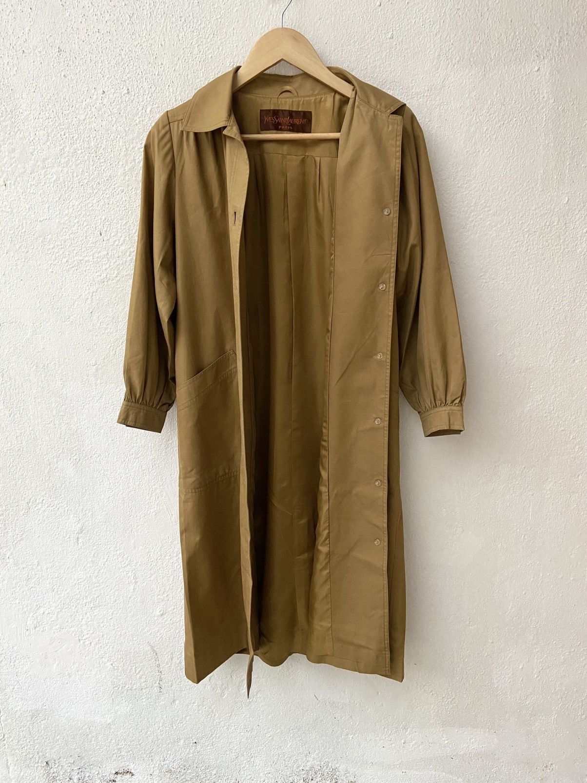 Yves Saint Laurent Yves Saint Lauren single breasted trench coat Size M / US 6-8 / IT 42-44 - 2 Thumbnail