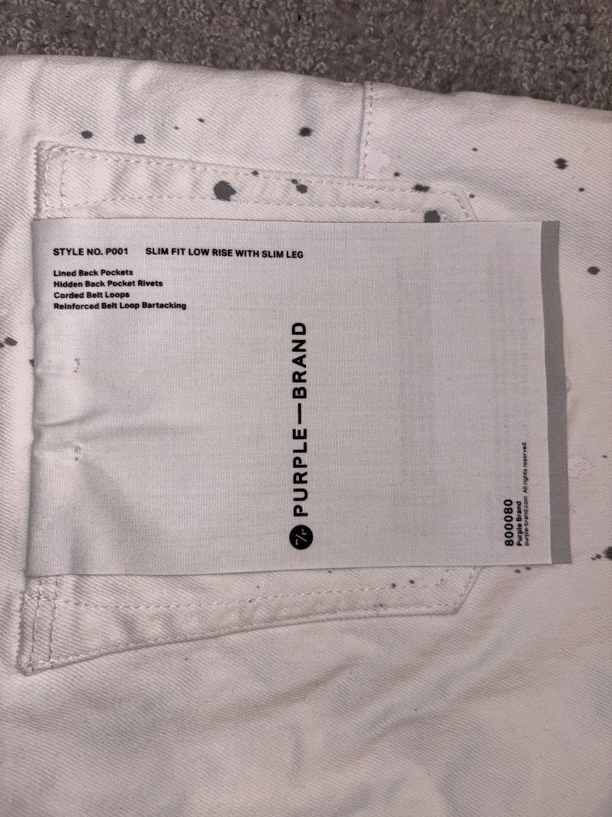 Purple Brand Purple Brand Jeans White Denim Size 31 Size US 31 - 3 Thumbnail