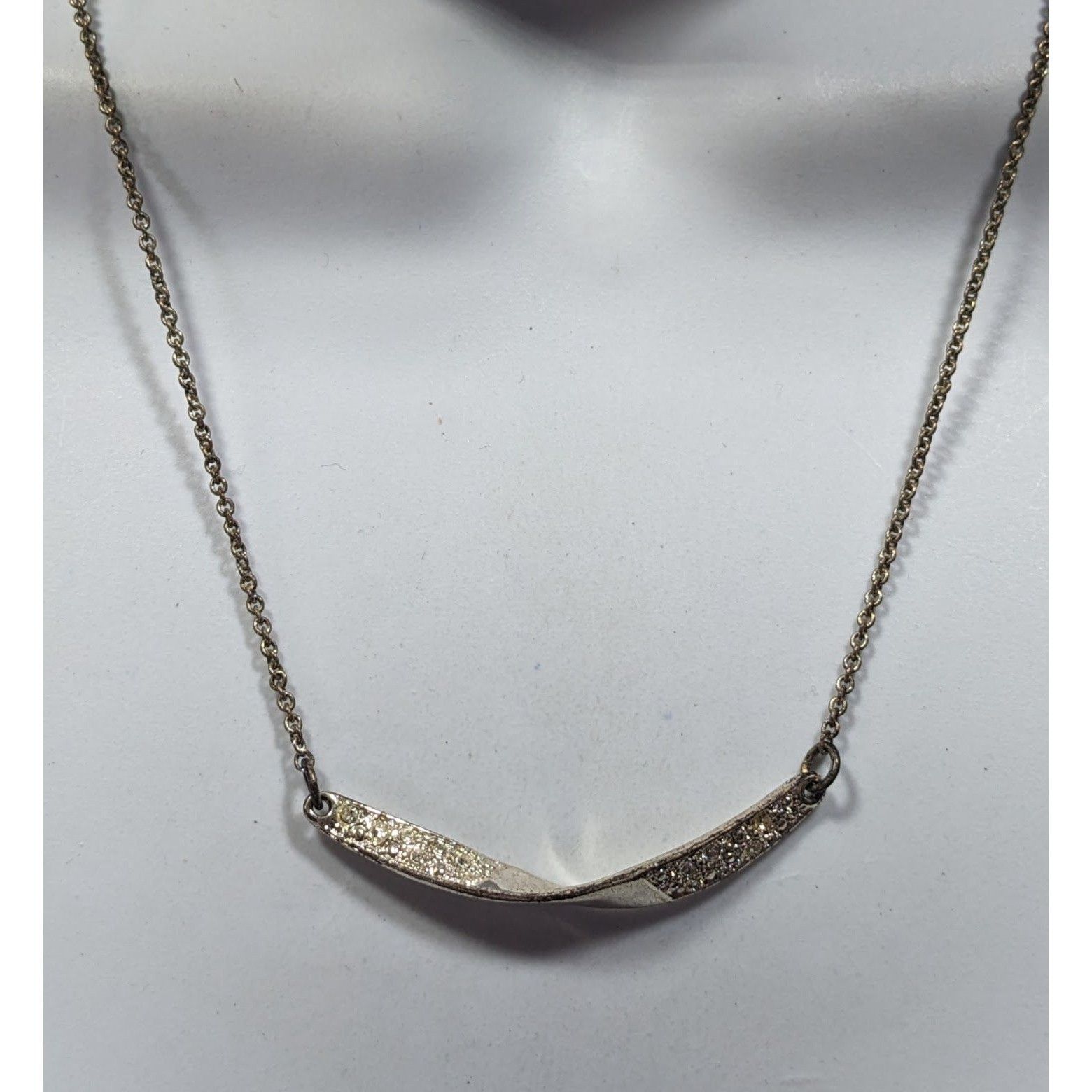 Other Vintage Avon Mona Twist Rhinestone Necklace Size ONE SIZE - 4 Thumbnail