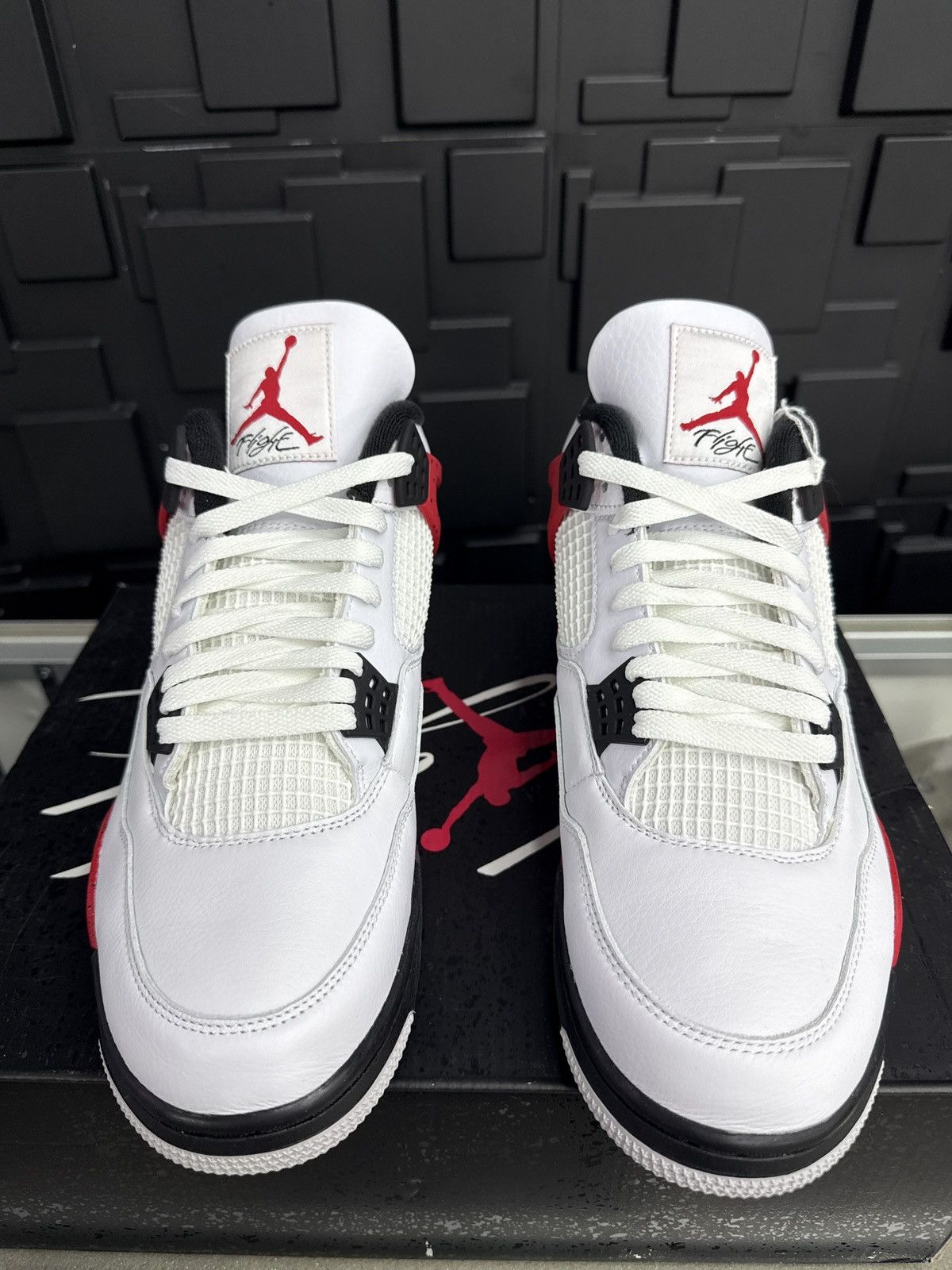 Jordan Brand Jordan 4 Retro Red Cement Size US 12 / EU 45 - 3 Thumbnail