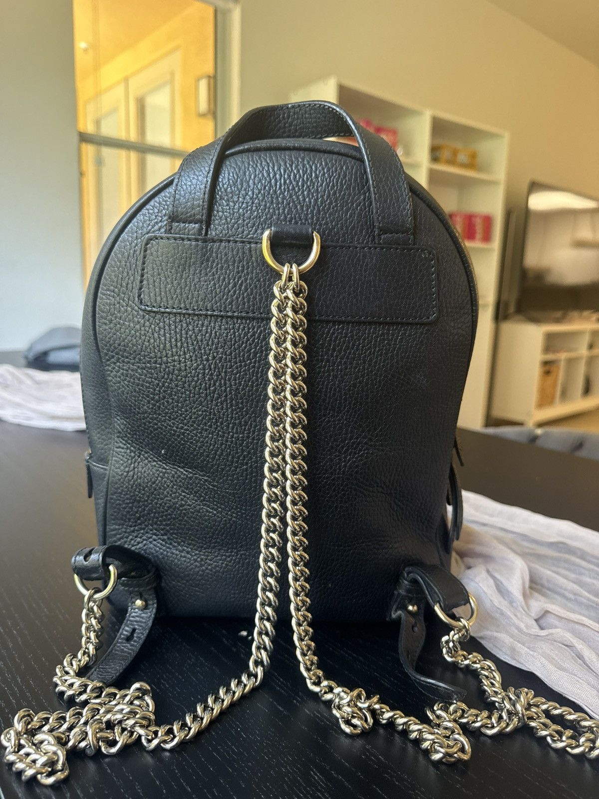 Gucci Gucci Solo Chain leather backpack Size ONE SIZE - 5 Thumbnail